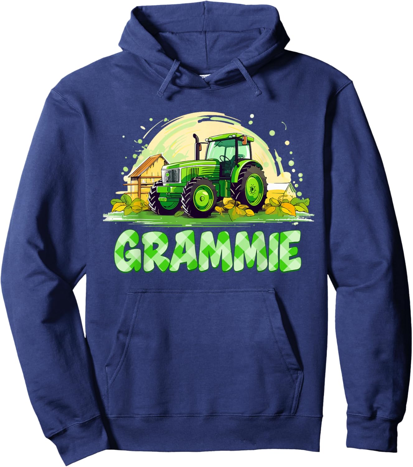 Grammie Family Tractors Farm Trucks Hoodie - Hoodie | Navy
