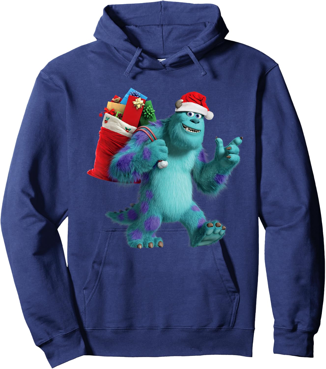 Disney PIXAR Monsters University Santa Sulley Holiday Hoodie - Hoodie | Navy