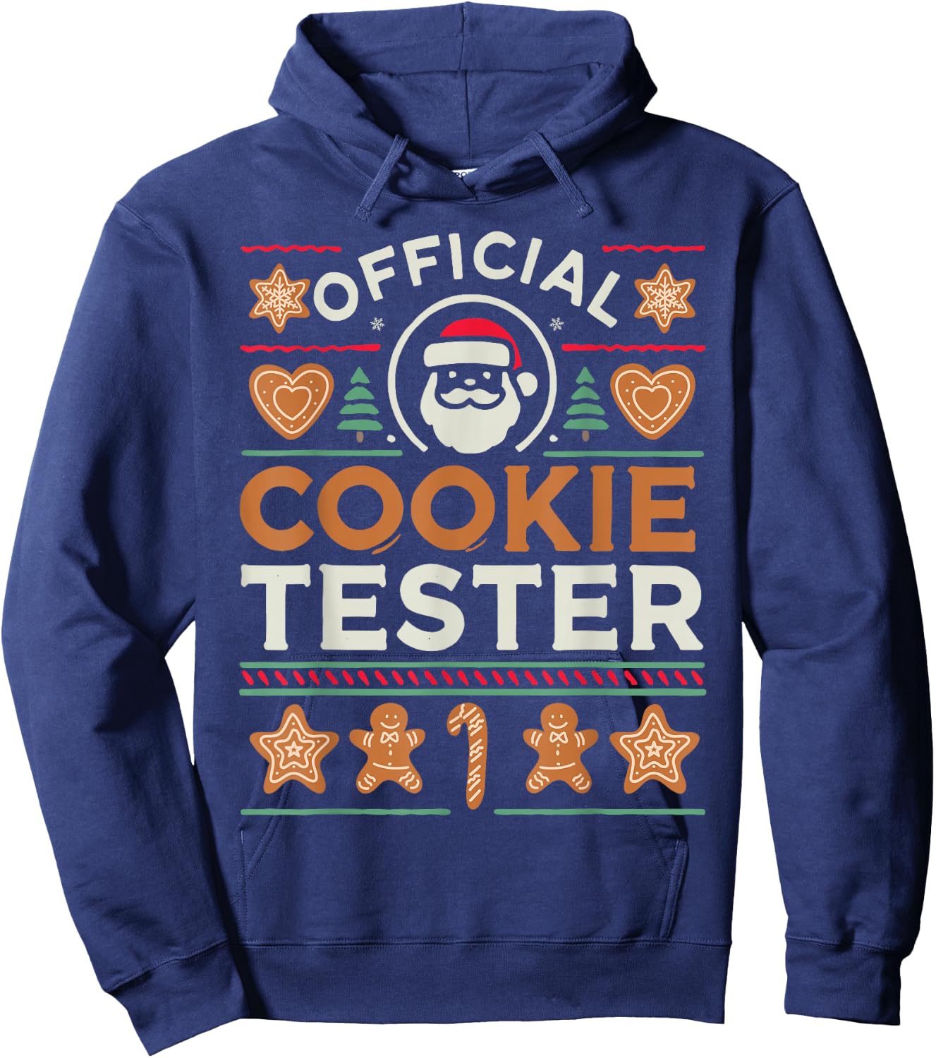 Official Cookie Tester Pajamas Pastry Chefs Sugar Cookie Hoodie - Hoodie | Navy