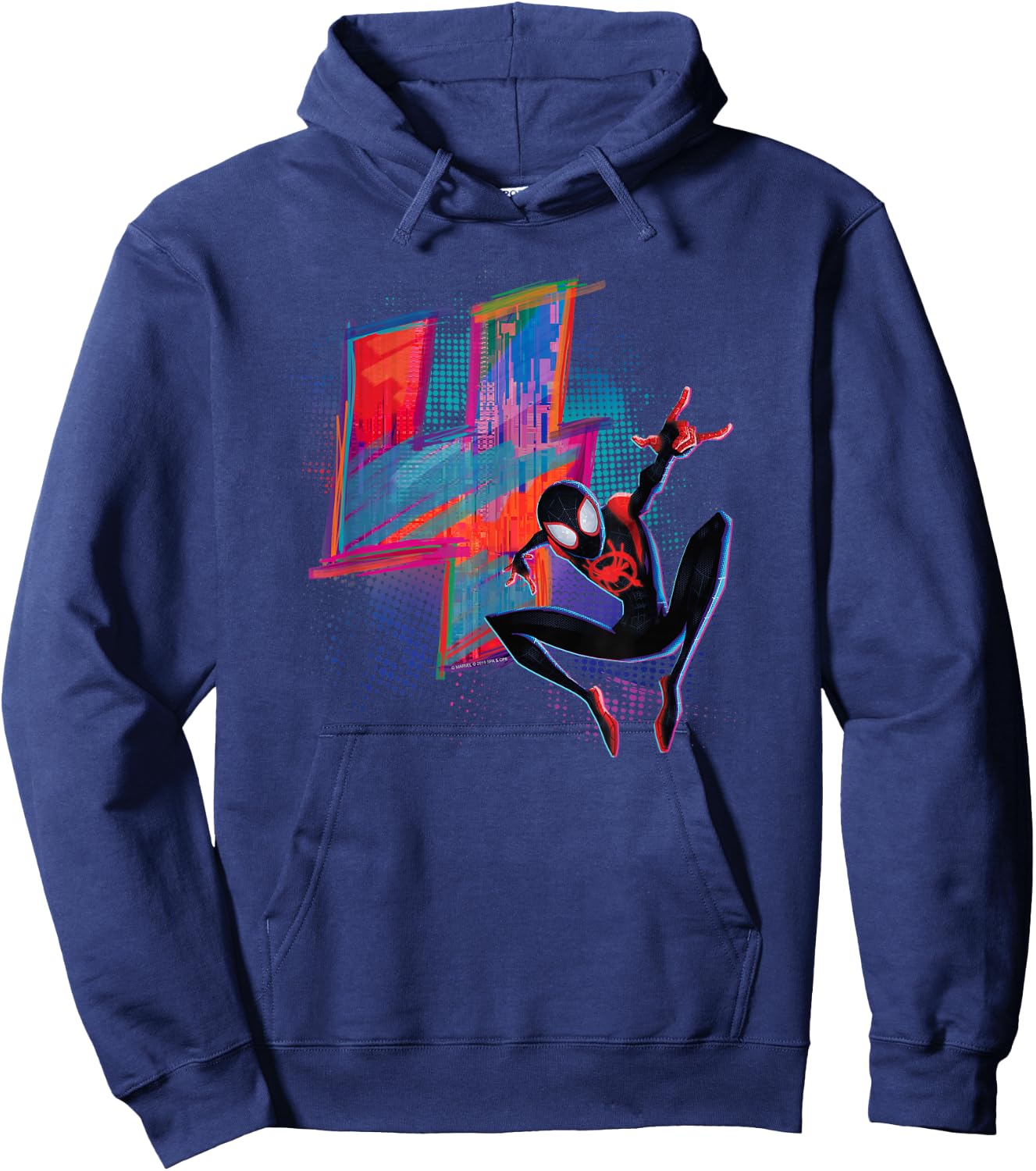 Marvel Spider-Man Miles Morales 4th Birthday Graphic Small Hoodie - Hoodie | Navy