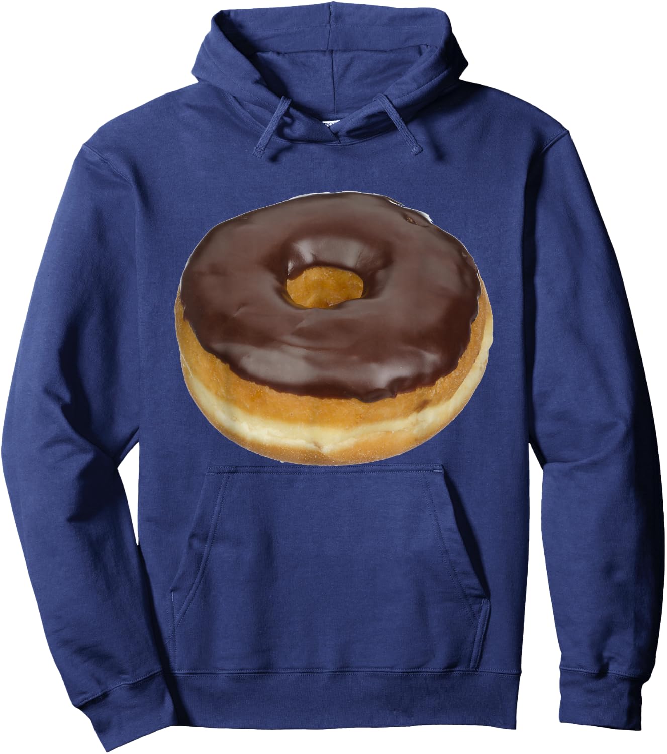 Chocolate Frosted Donut Hoodie - Hoodie | Navy