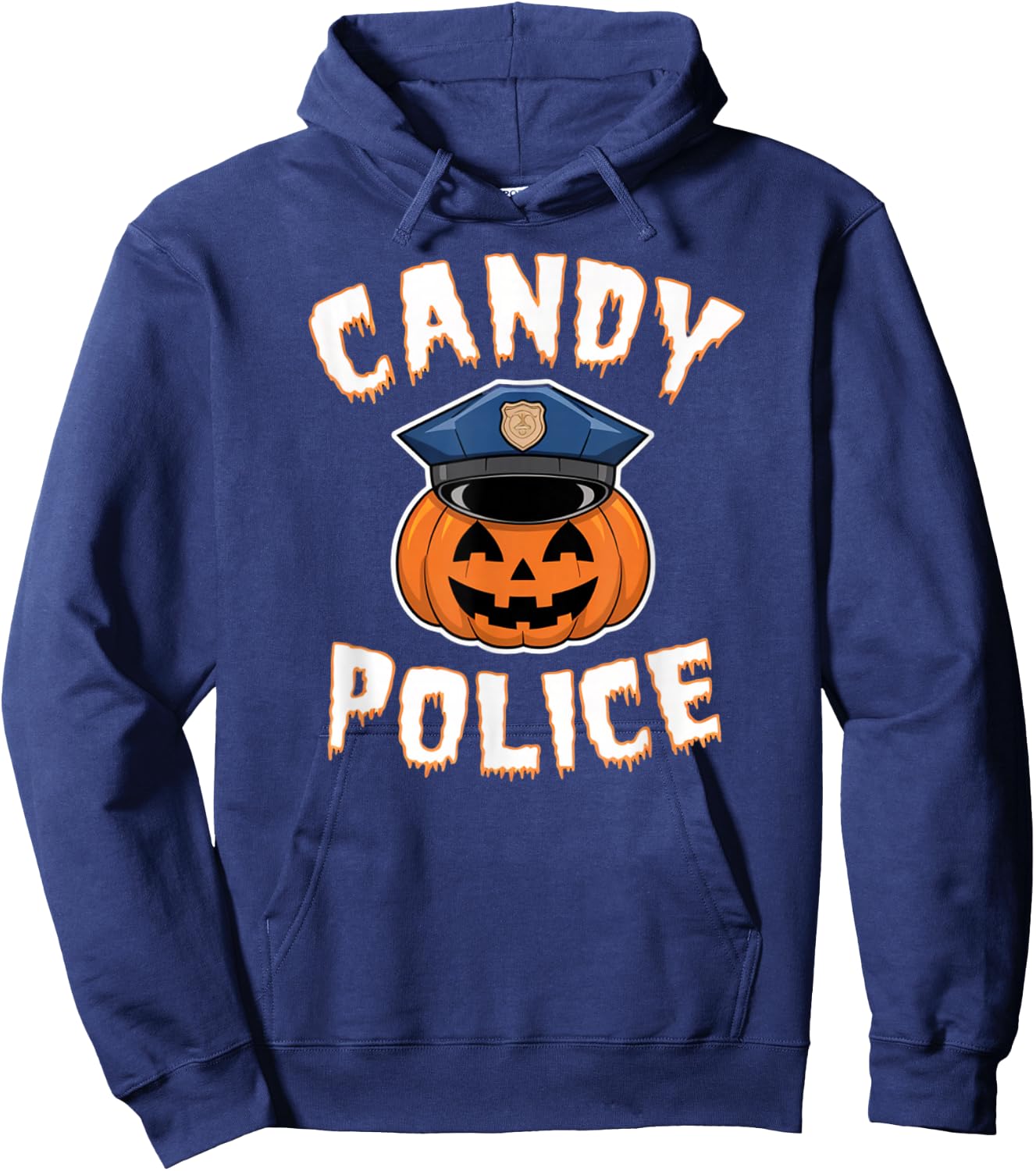 Adults Black Halloween Meme , Small, Short Sleeve Hoodie - Hoodie | Navy