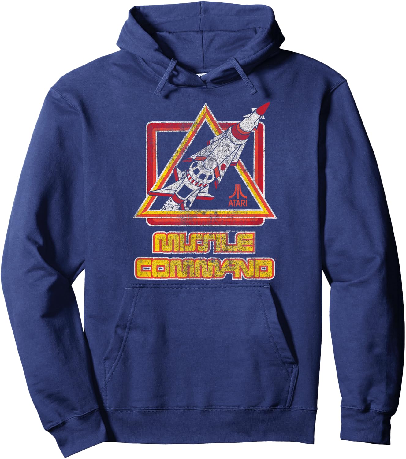 Atari Missle Command Retro Hoodie - Hoodie | Navy