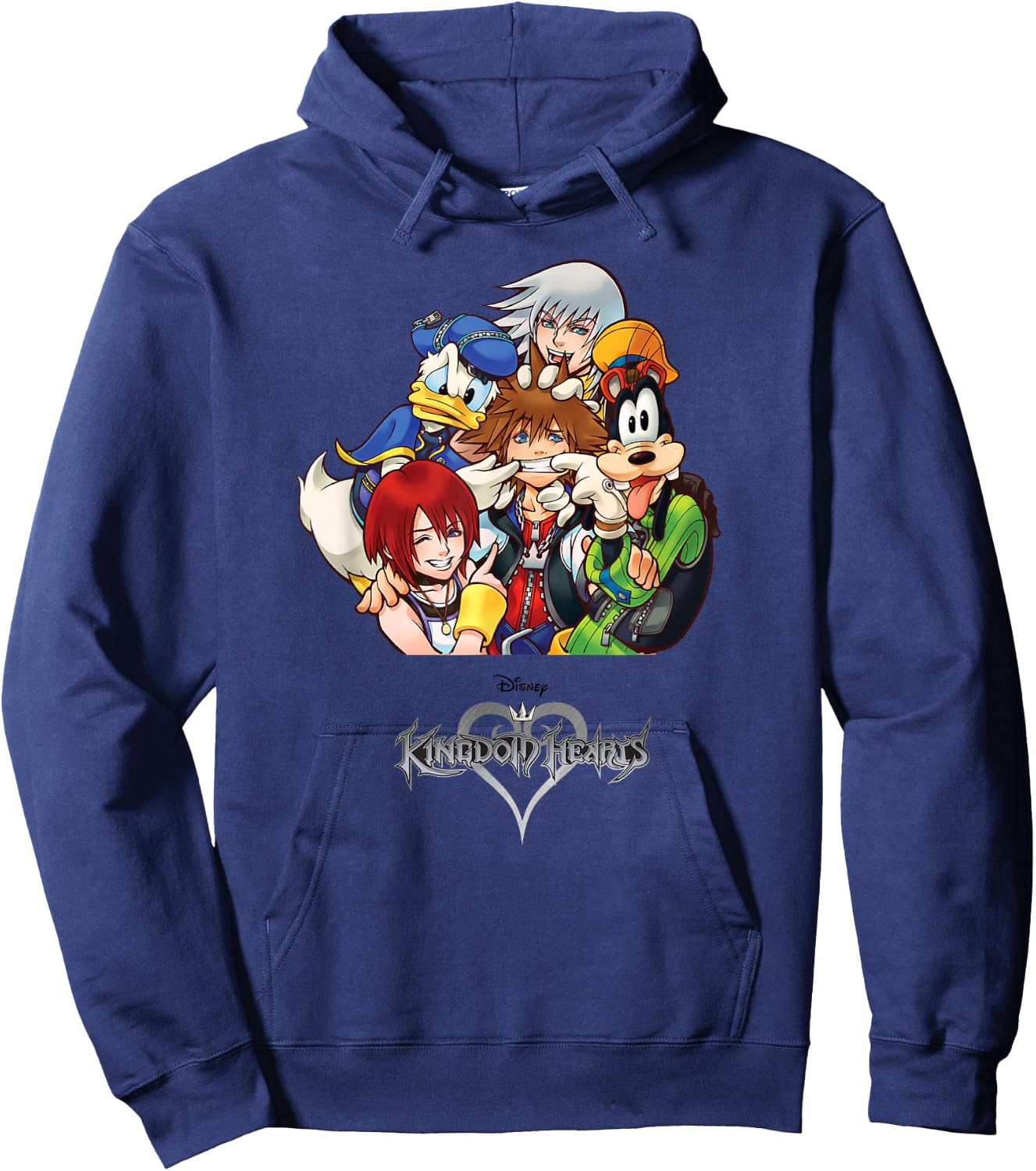 Disney Kingdom Hearts Group Hoodie - Hoodie | Navy