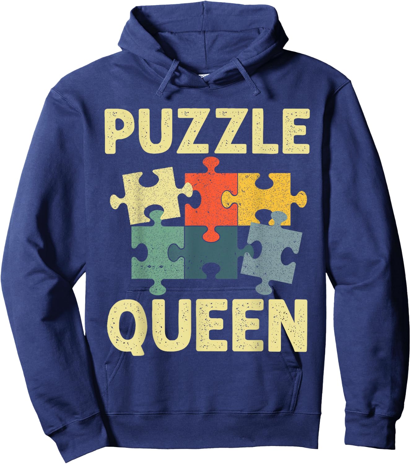 Cool Puzzle Design Girls Jigsaw Lover Puzzle Piece Hoodie - Hoodie | Navy