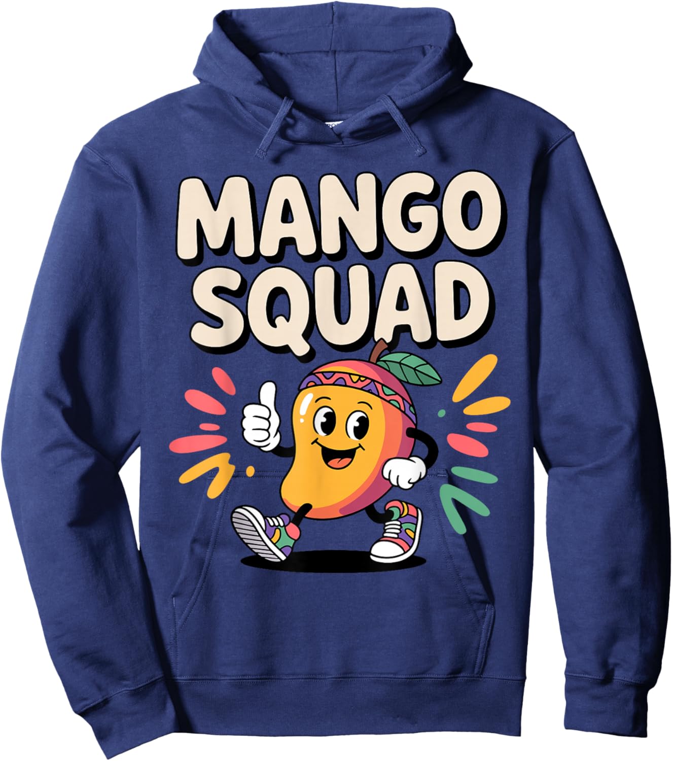 Mango Art Women Vegetarian Mango Fruit Mango Lover Hoodie - Hoodie | Navy