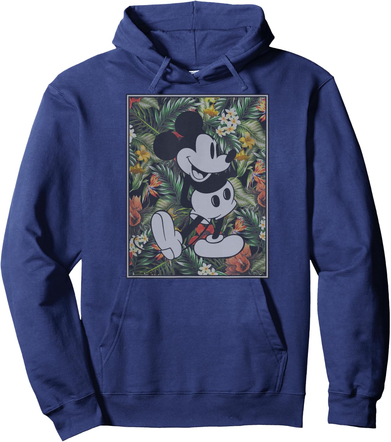 Disney - Tropical Mickey Mouse Hoodie - Hoodie | Navy