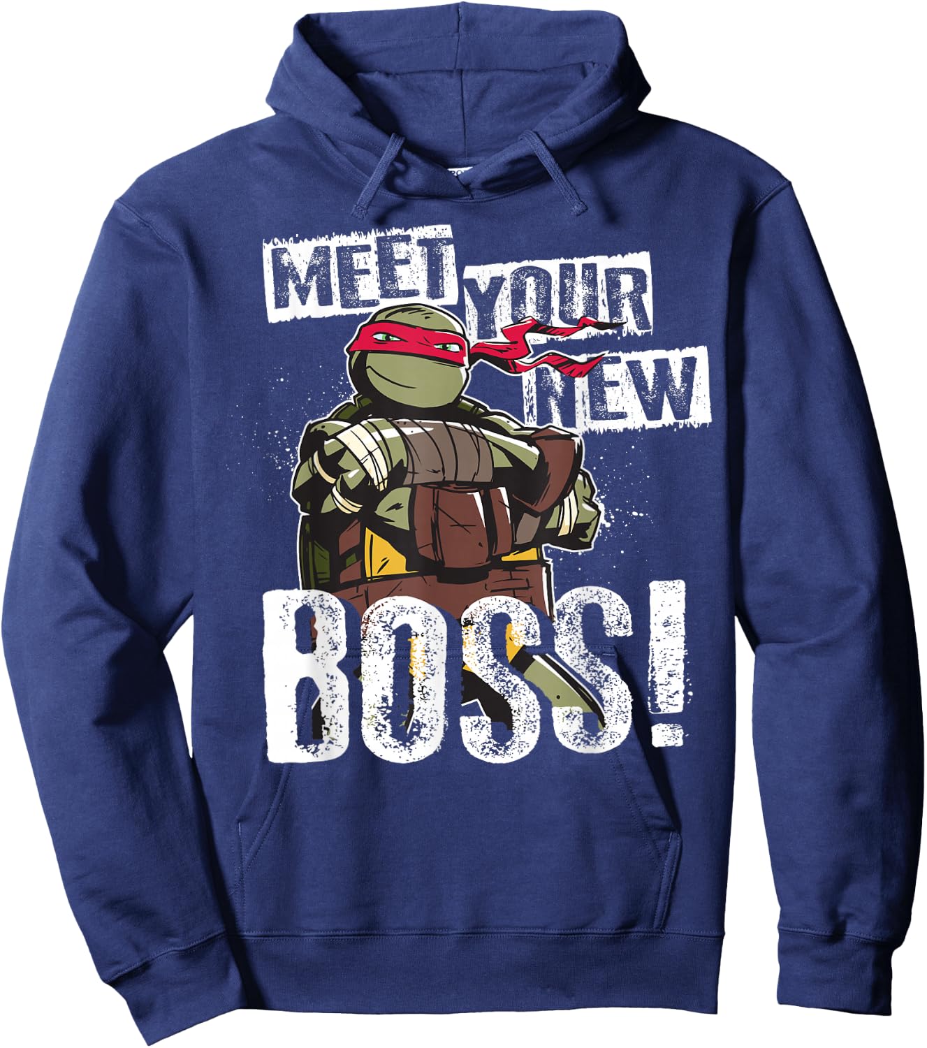Teenage Mutant Ninja Turtles Meet Your New Boss Raphael Hoodie - Hoodie | Navy