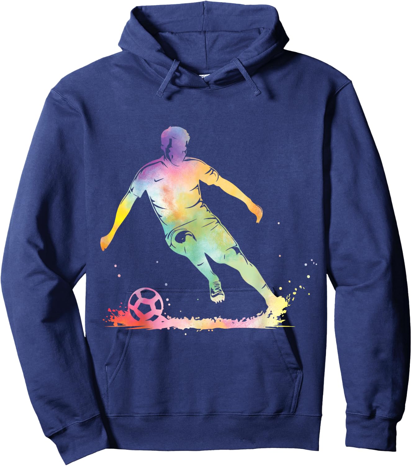 Soccer Player Boys Kids Men Youth Boy Soccer Hoodie - Hoodie | Navy
