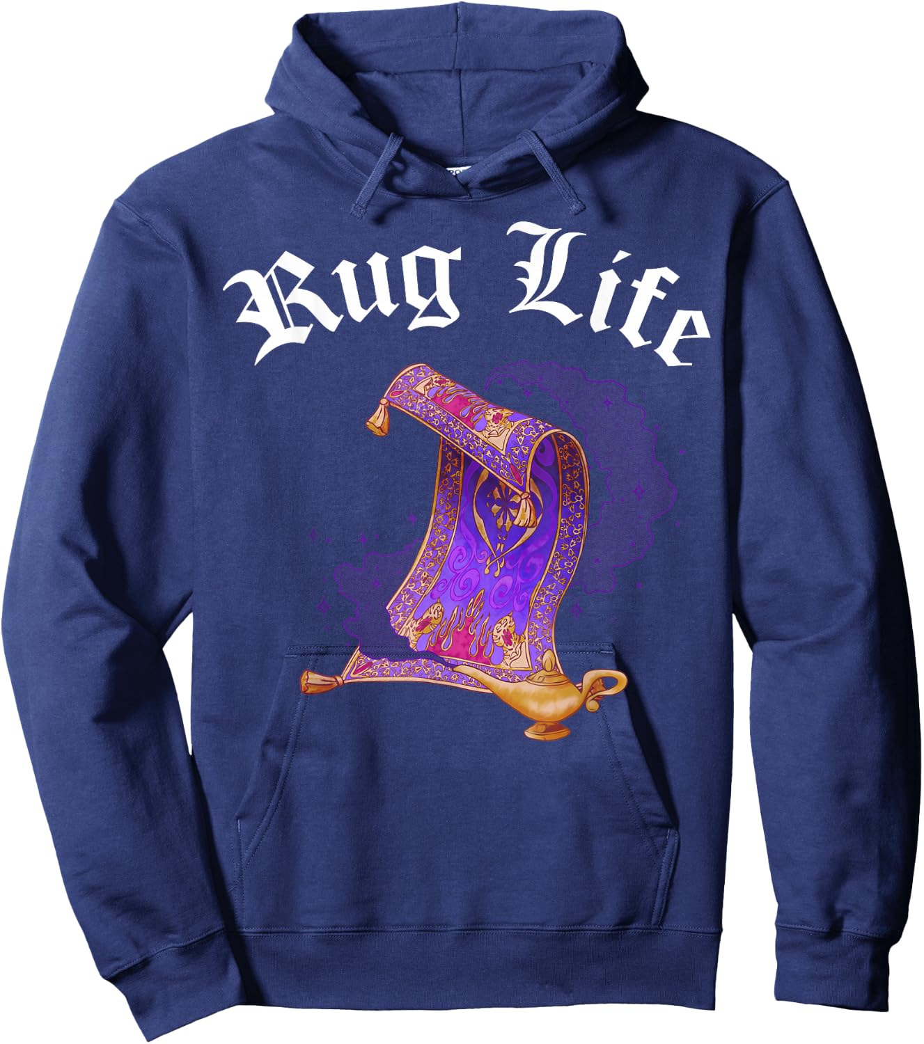 Disney Aladdin Rug Life Graphic Hoodie - Hoodie | Navy