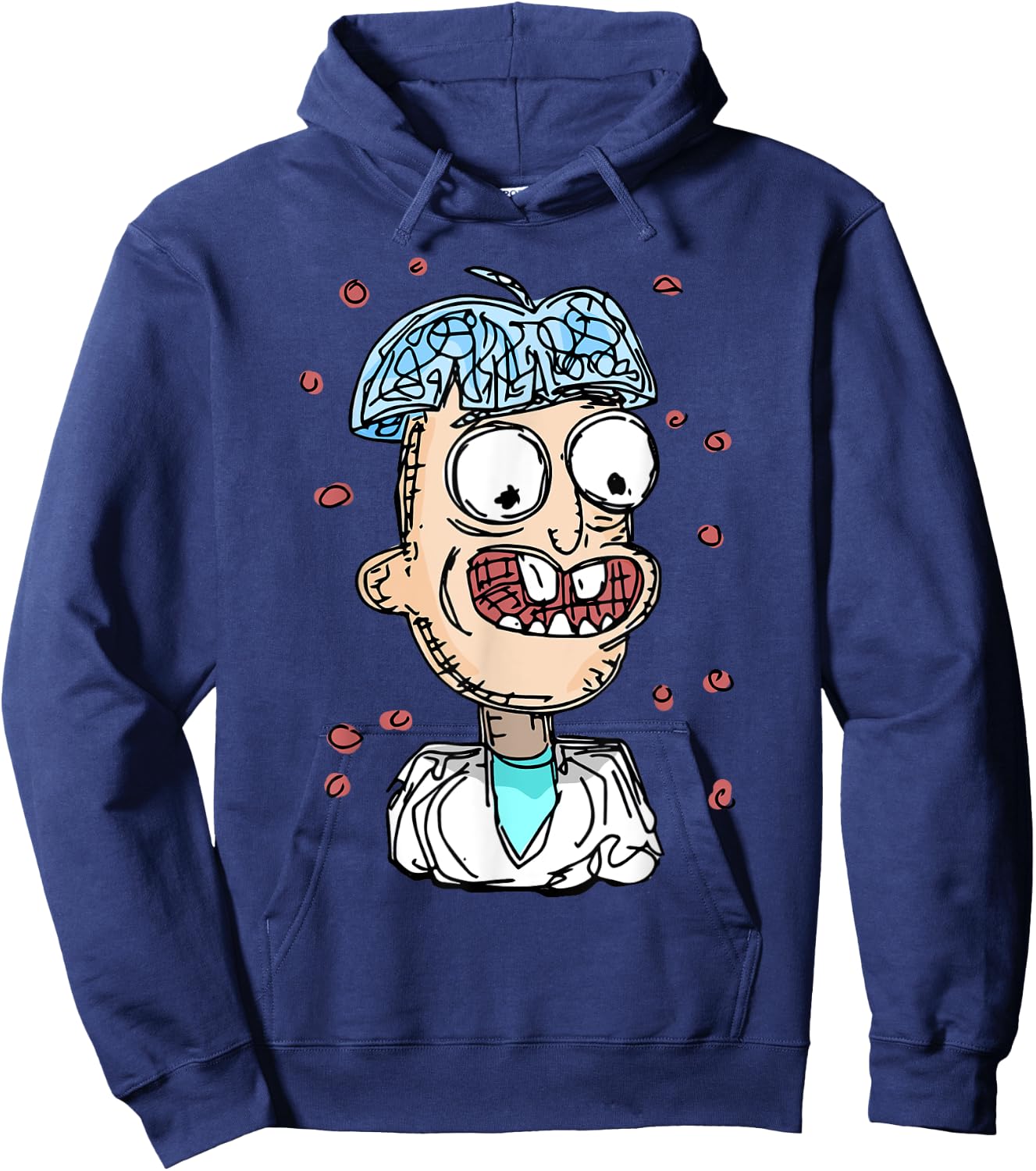 Rick and Morty - Dufus Rick Hoodie - Hoodie | Navy