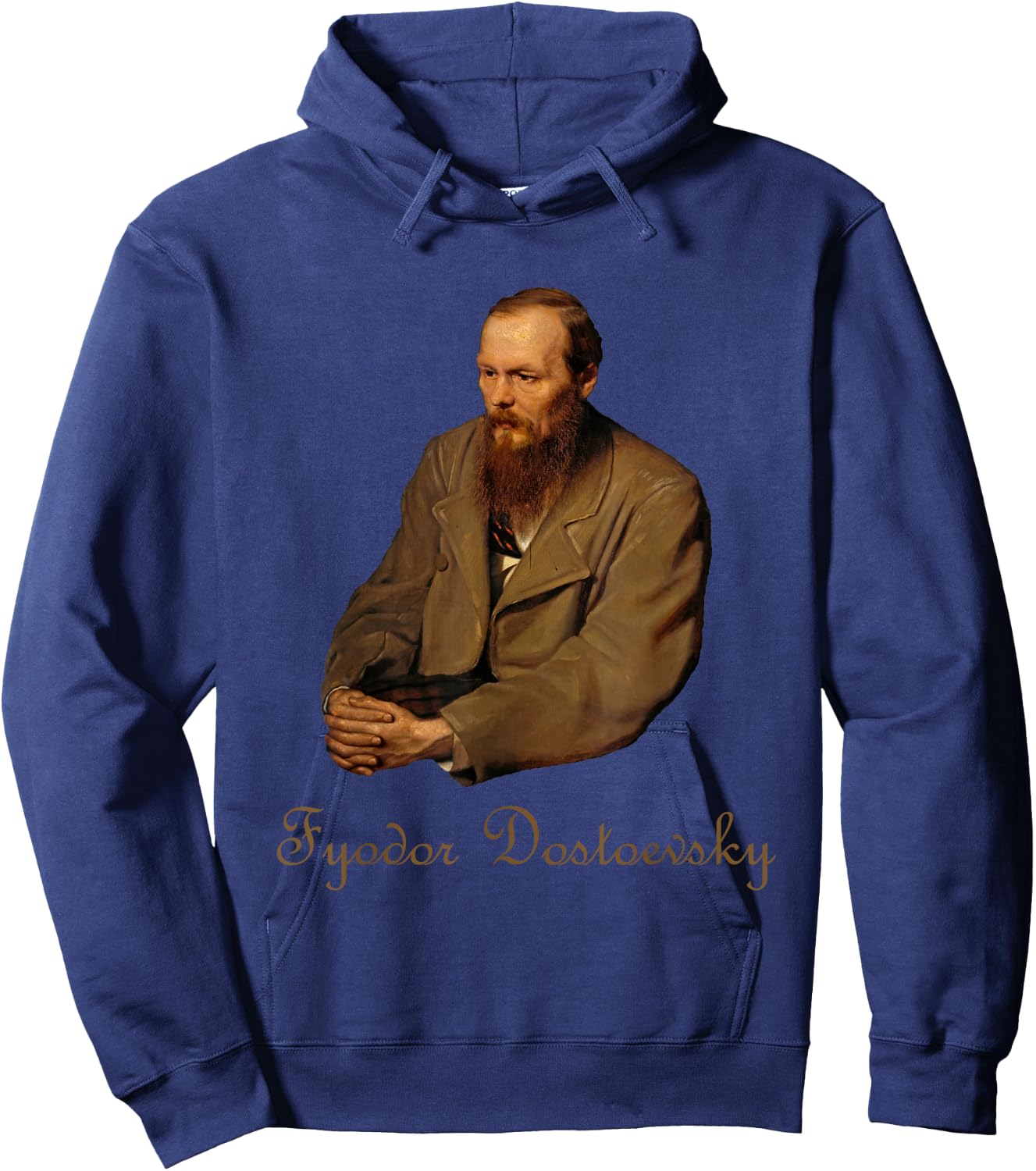 Fyodor Mikhailovich Dostoevsky Hoodie - Hoodie | Navy