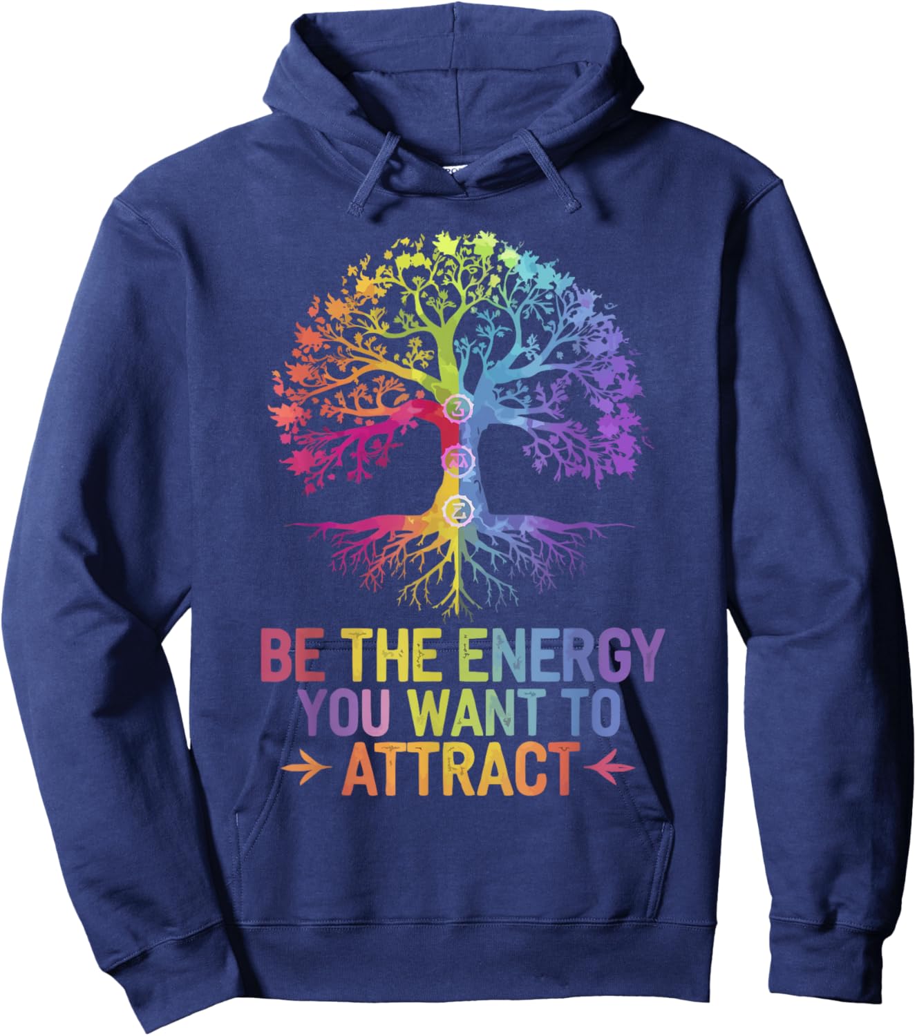 Spiritual Seeker Meditation Reiki Master Healing Energy Hoodie - Hoodie | Navy