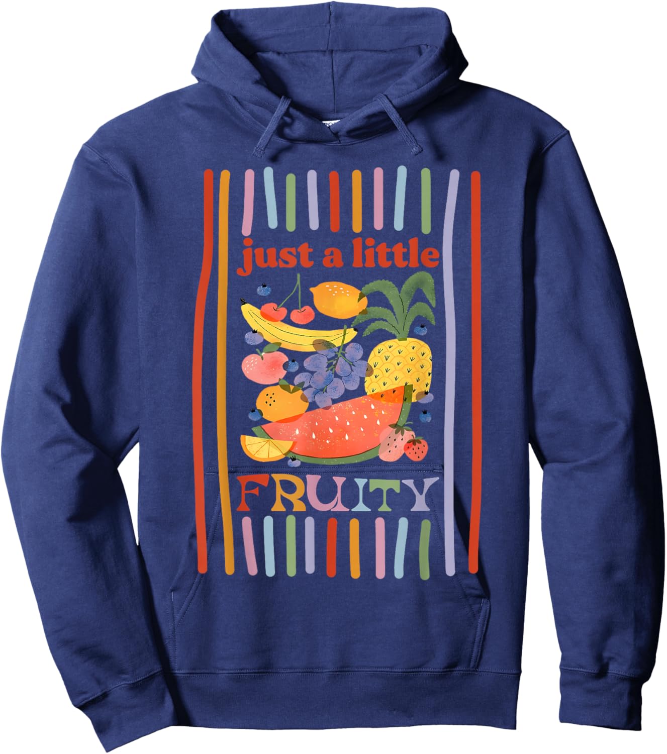 Fruity Pride LGBT Subtle Pride Funny Fruity Pride Month Hoodie - Hoodie | Navy