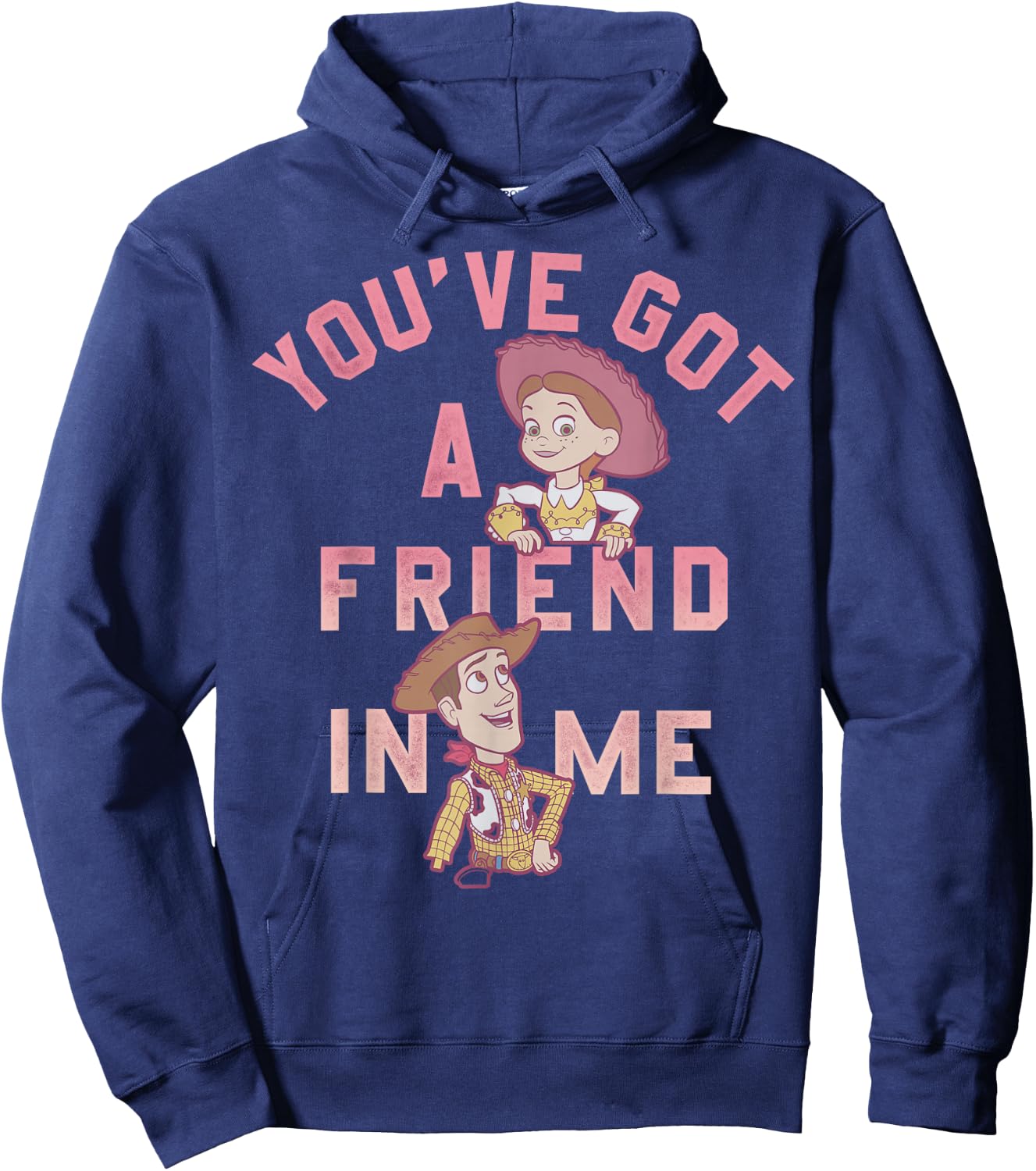 Disney Pixar Toy Story Jessie & Woody You Got A Friend In Me Hoodie - Hoodie | Navy