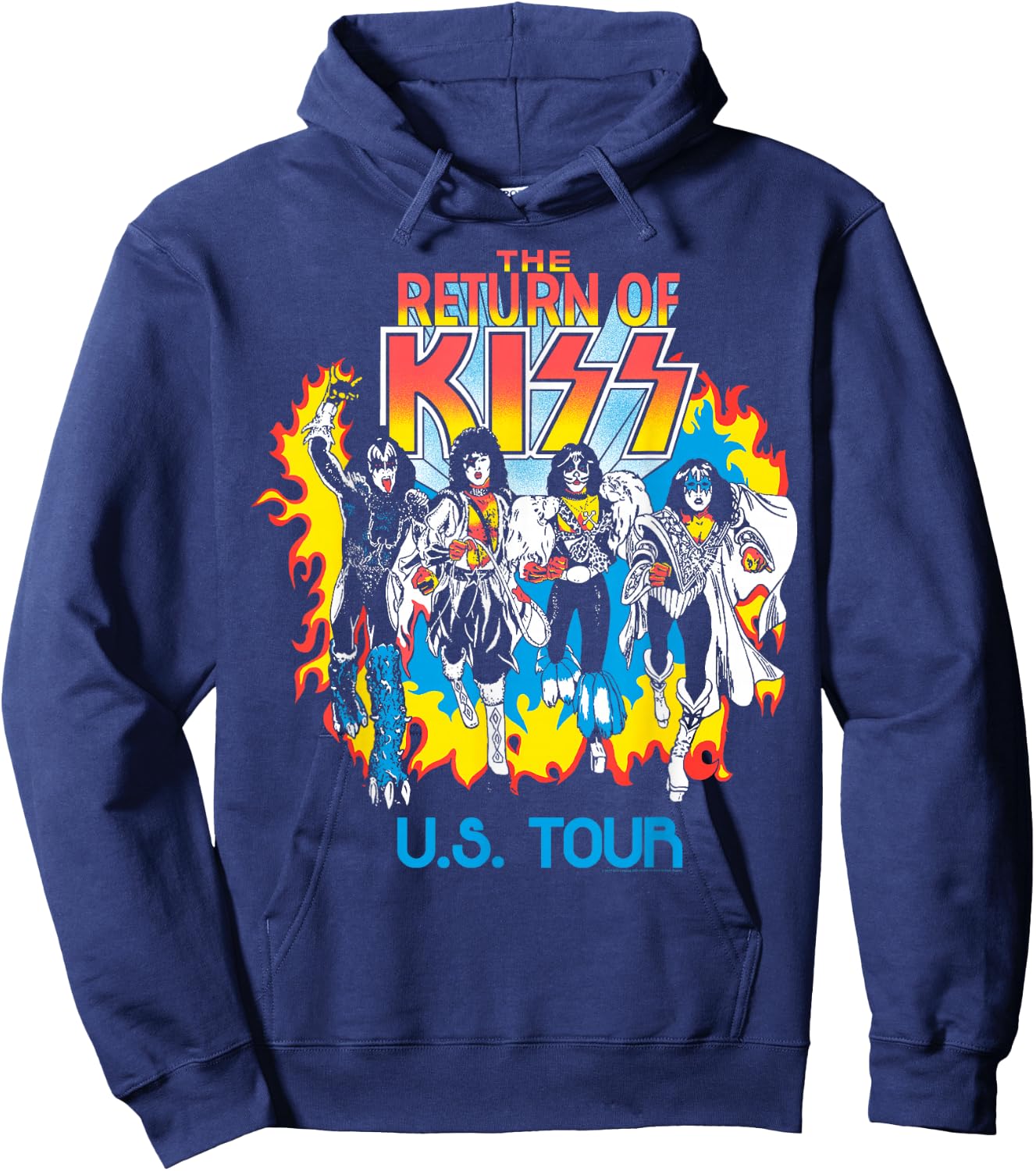 KISS - Return of KISS Hoodie - Hoodie | Navy