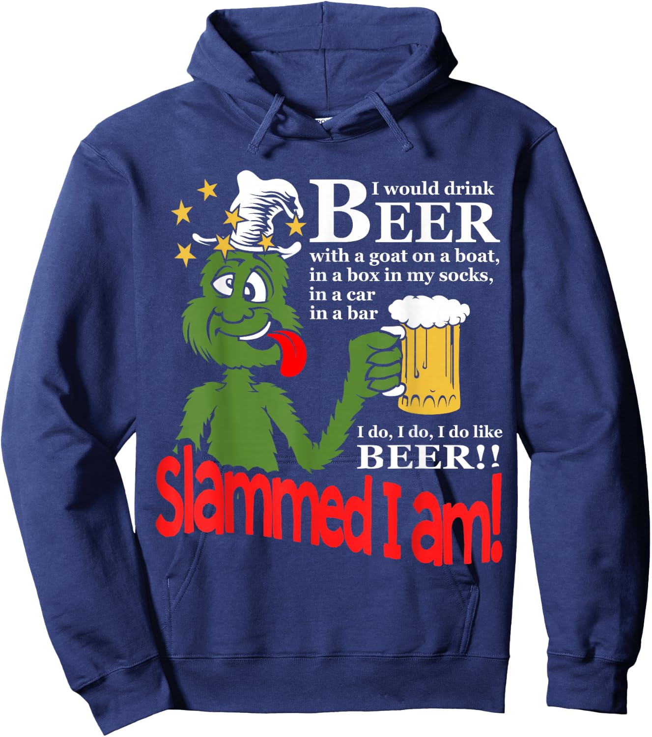 Slammed I Am Hoodie - Hoodie | Navy