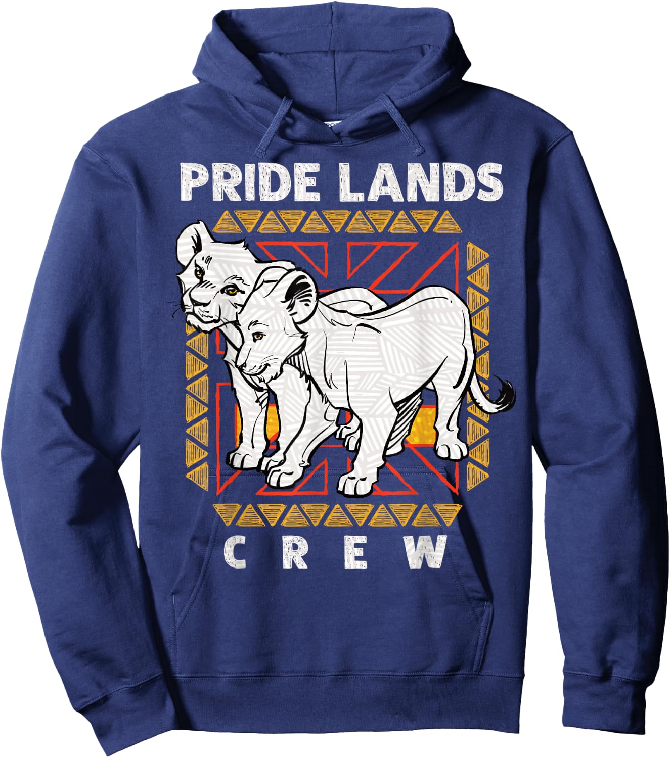 Disney The Lion King Live Action Simba Nala Pride Lands Crew Hoodie - Hoodie | Navy