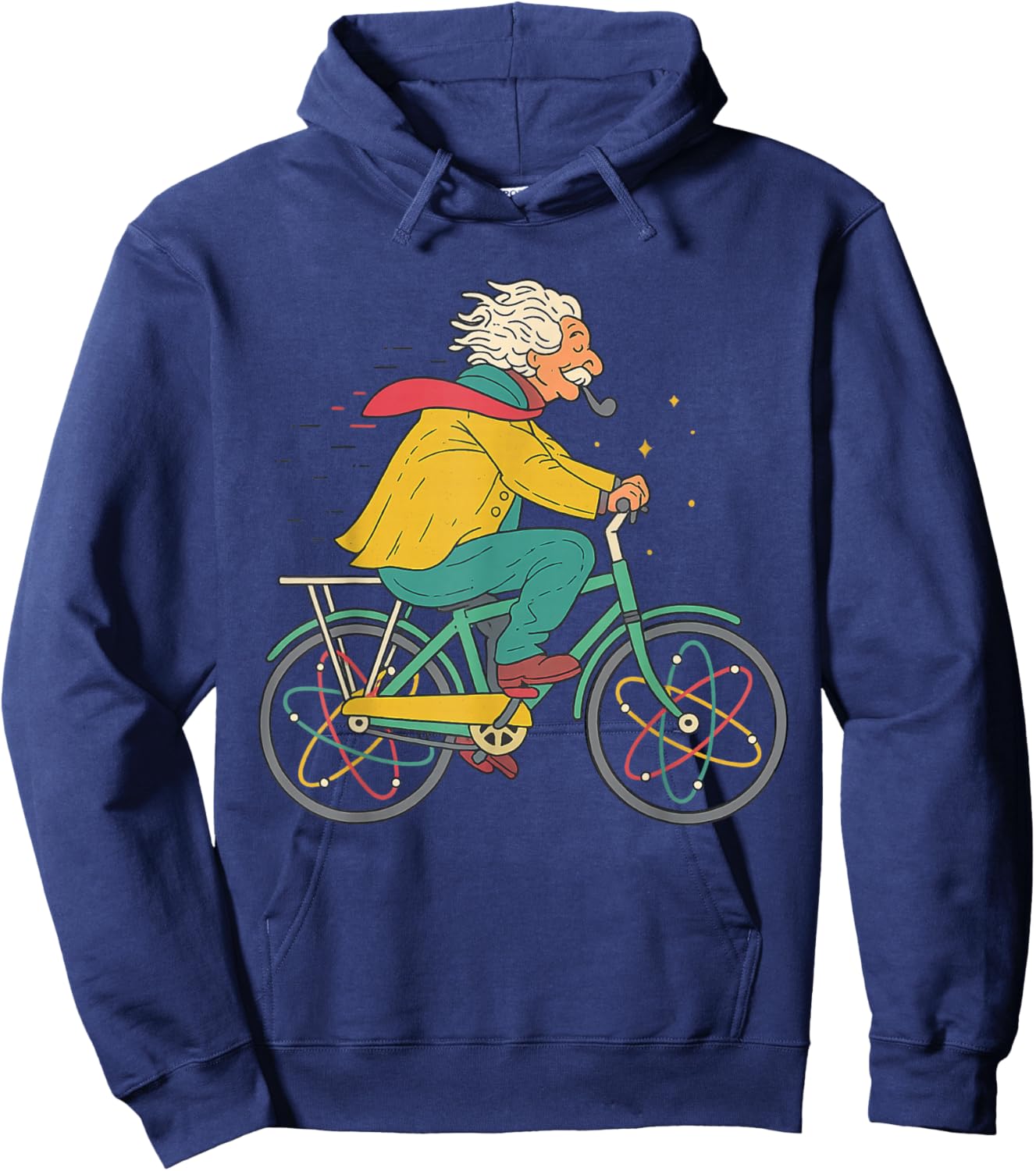 Atomic Bicycle Science Lover and Kids Chemistry Hoodie - Hoodie | Navy