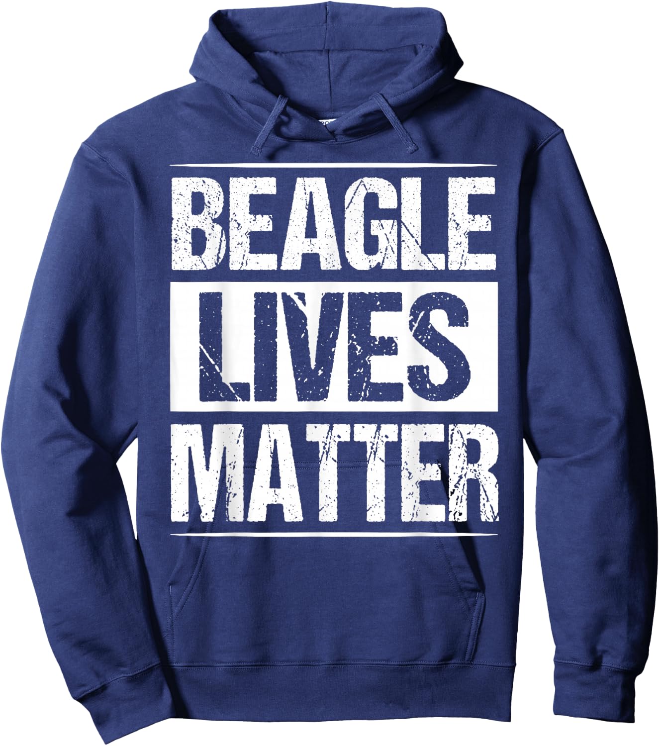 Beagle Lives Matter Shirt Funny Dog Lover Gift Men Women Kids Hoodie - Hoodie | Navy