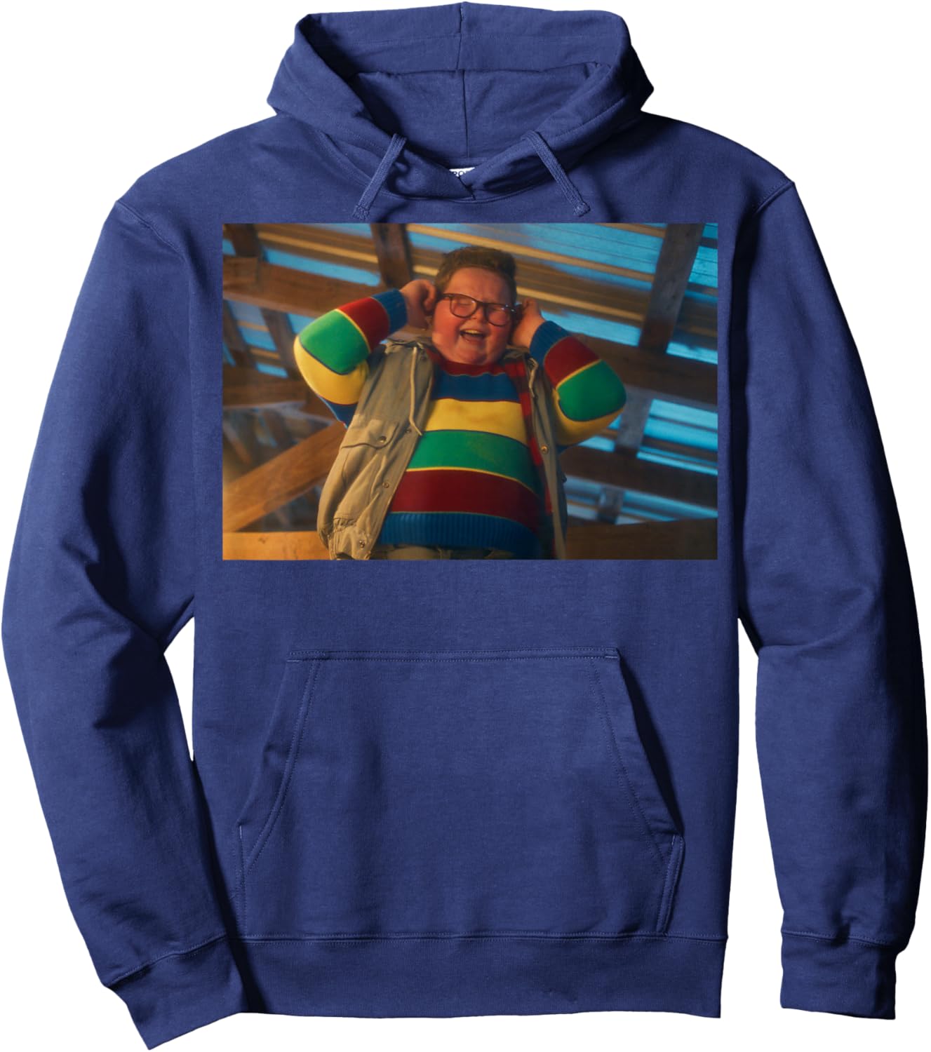 Stranger Things Season 5 Screenshot Derek Scream Hoodie - Hoodie | Navy