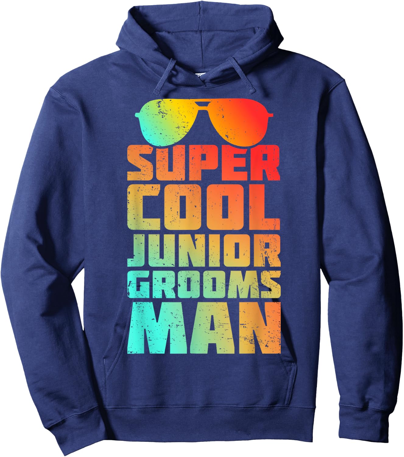 Kids Junior Groomsman Wedding Marriage Party Jr Boys Gifts Hoodie - Hoodie | Navy