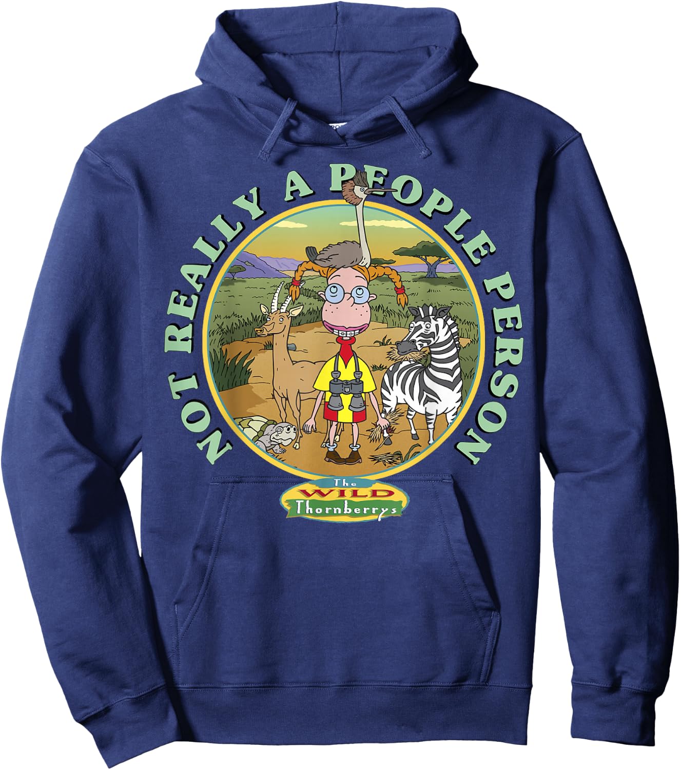 The Wild Thornberrys Eliza Not Really A People Person Hoodie - Hoodie | Navy