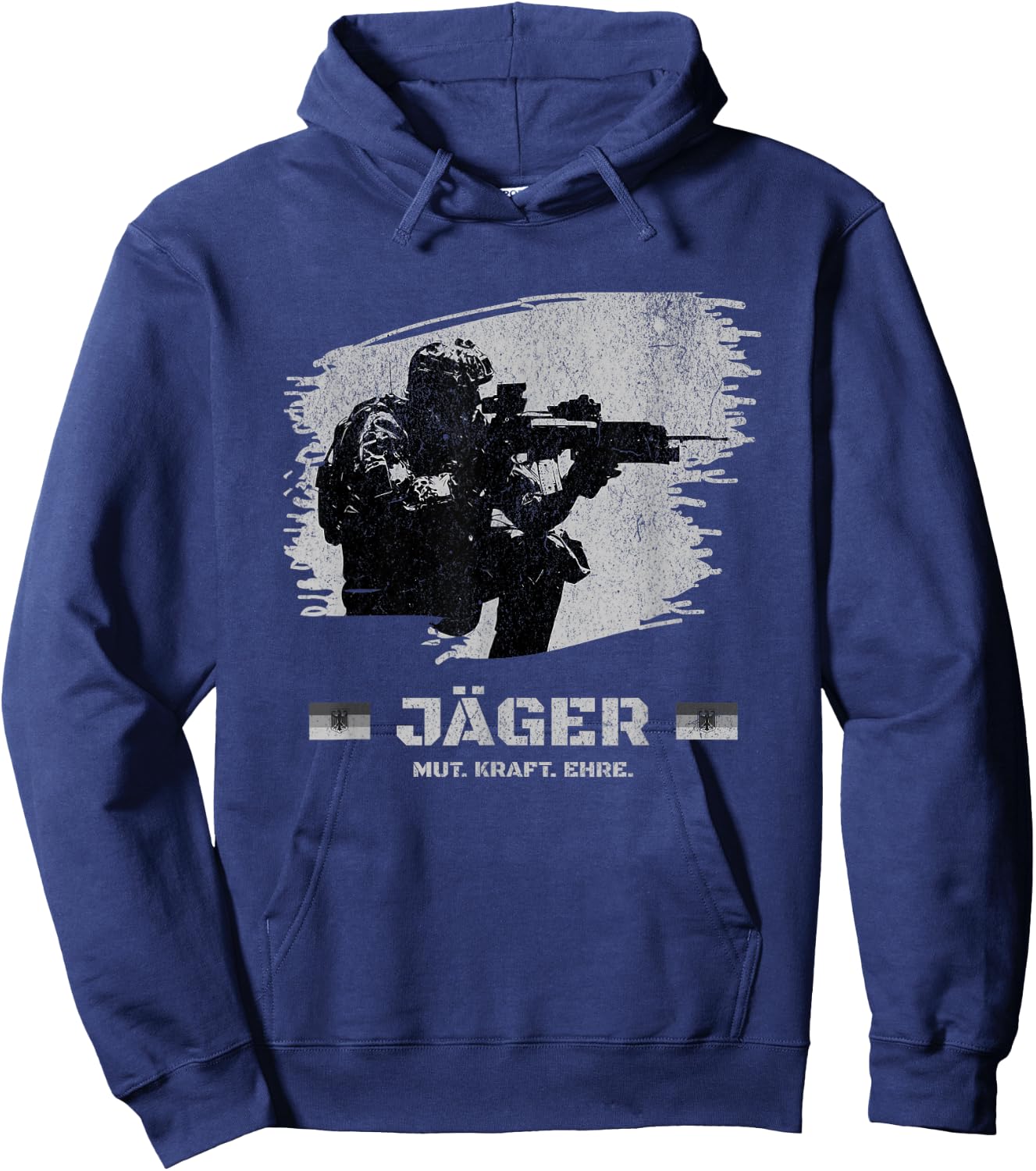 German Army Infantry Hunter Military Soldier Pride Hoodie - Hoodie | Navy