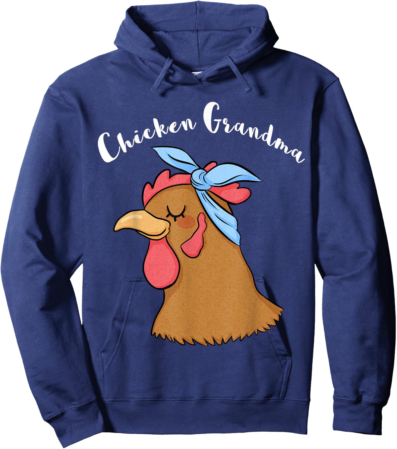 Chicken Grandma Funny Crazy Hen Lady Farm T Shirt Hoodie - Hoodie | Navy