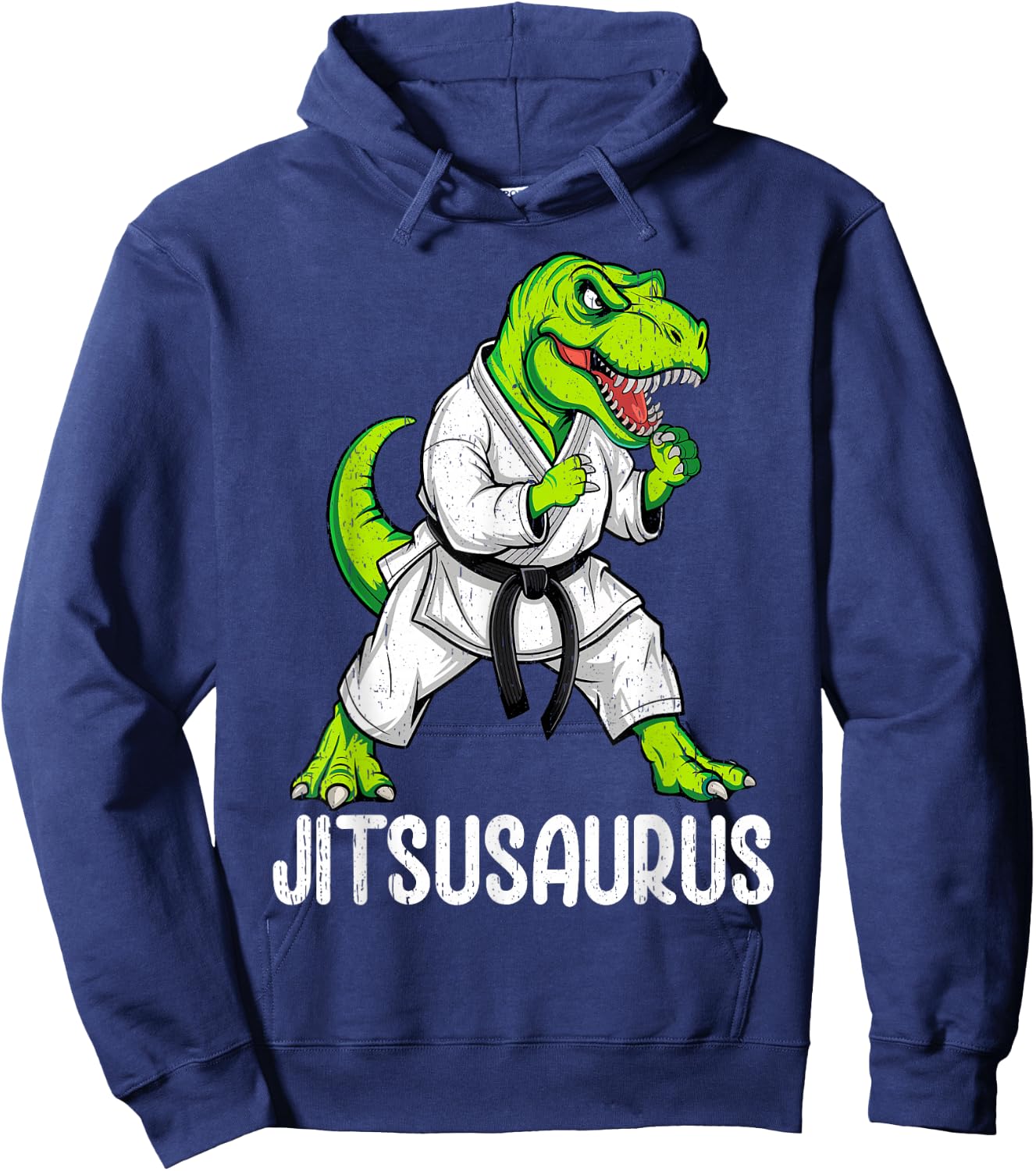 Jitsusaurus Jiu Jitsu Brazillian Ju Jitsu Bjj Men Boys Kids Hoodie - Hoodie | Navy