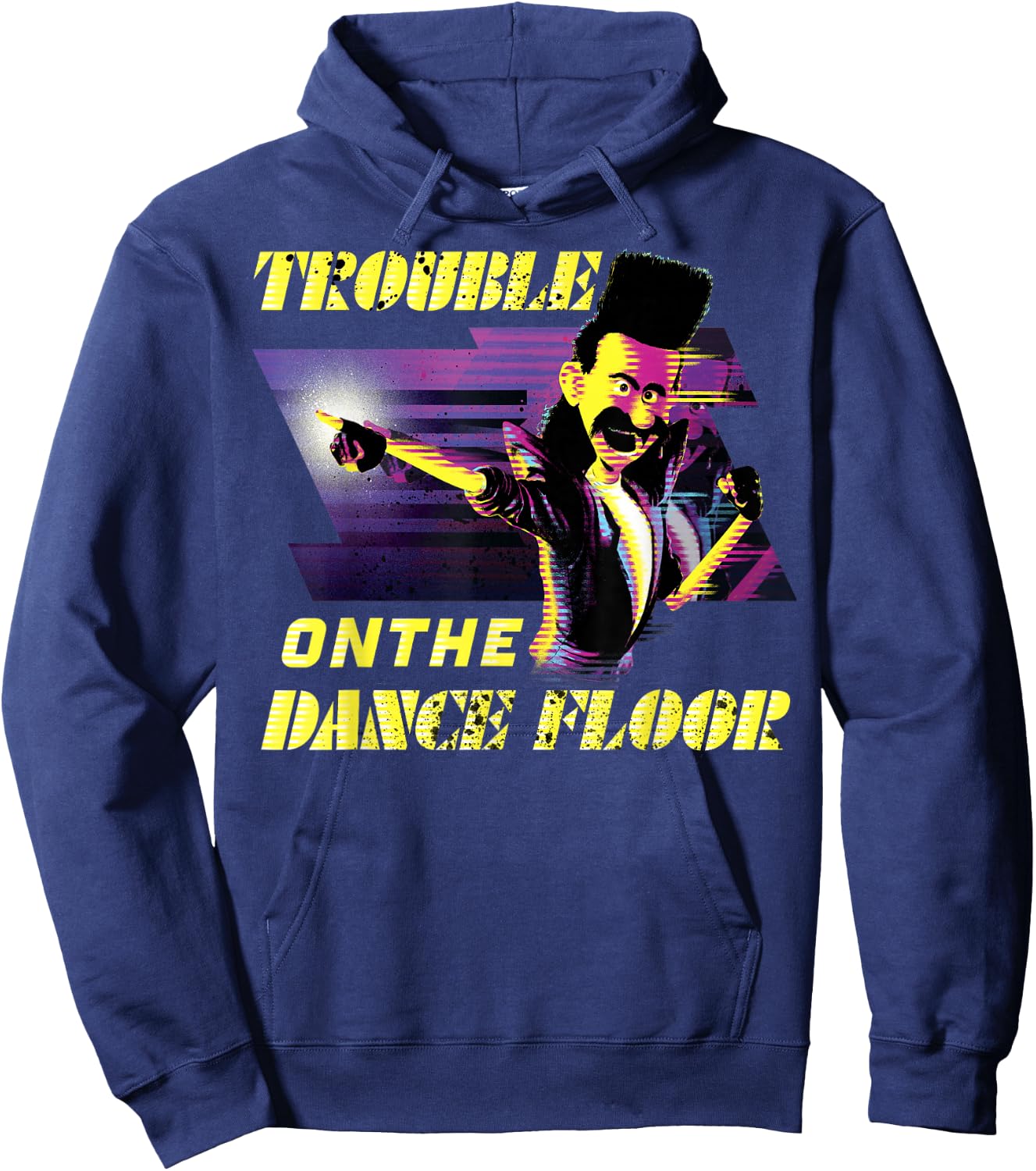 Despicable Me Minions Bratt Dance Trouble Graphic Hoodie - Hoodie | Navy