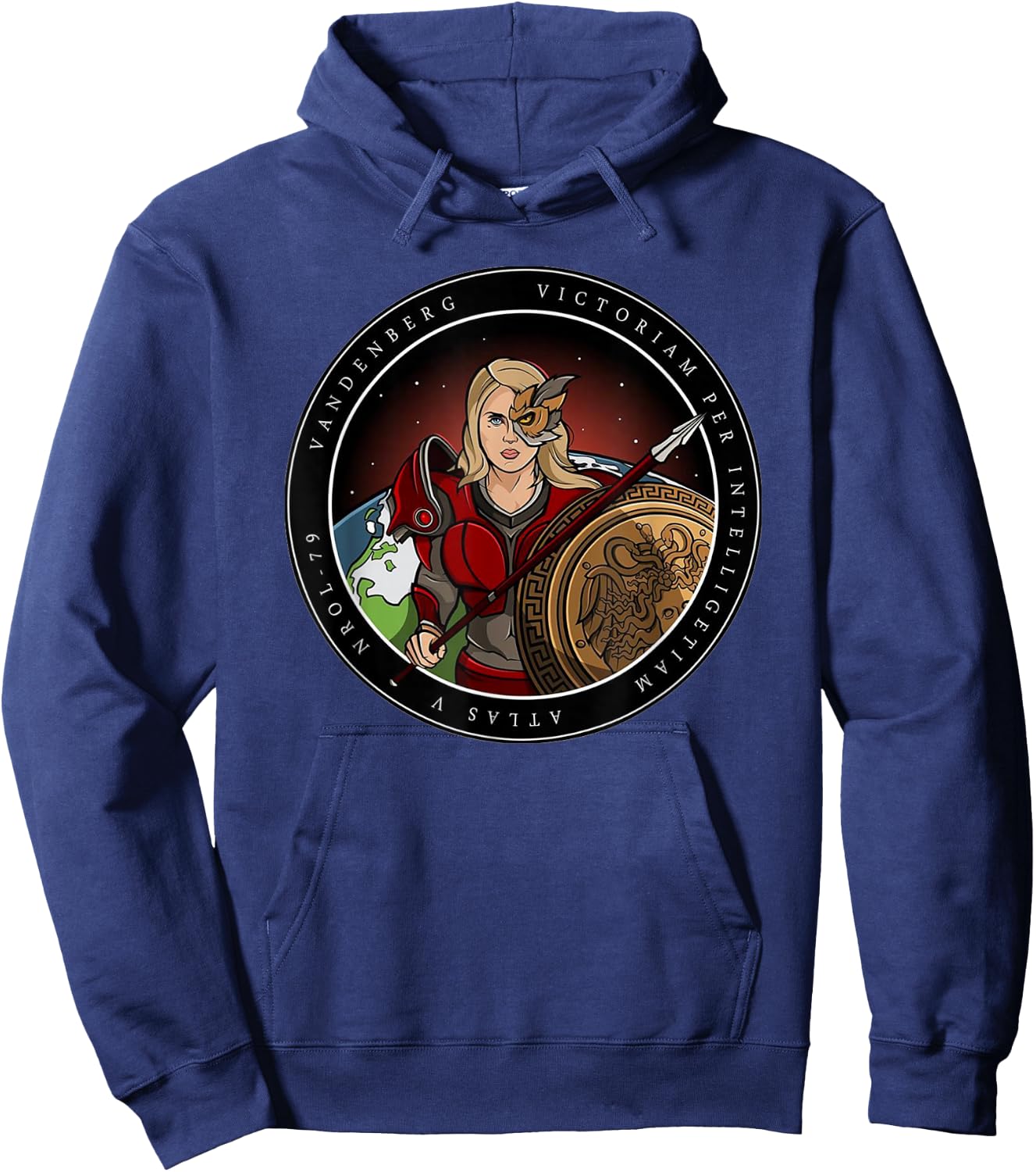 United States National Reconnaissance Office Logo NROL-79 Hoodie - Hoodie | Navy