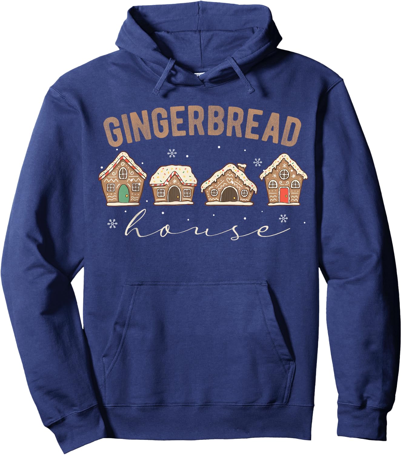 Christmas Gingerbread House Project Manager Xmas Clothing Hoodie - Hoodie | Navy