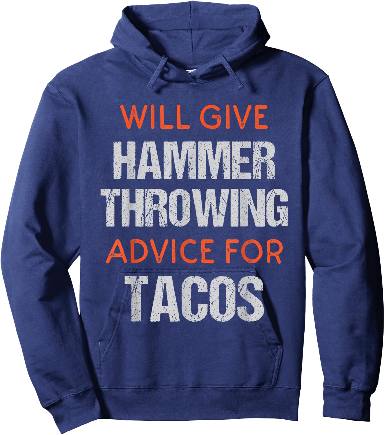 Track Funny Field Event Hammer Throwing Throwers Hoodie - Hoodie | Navy