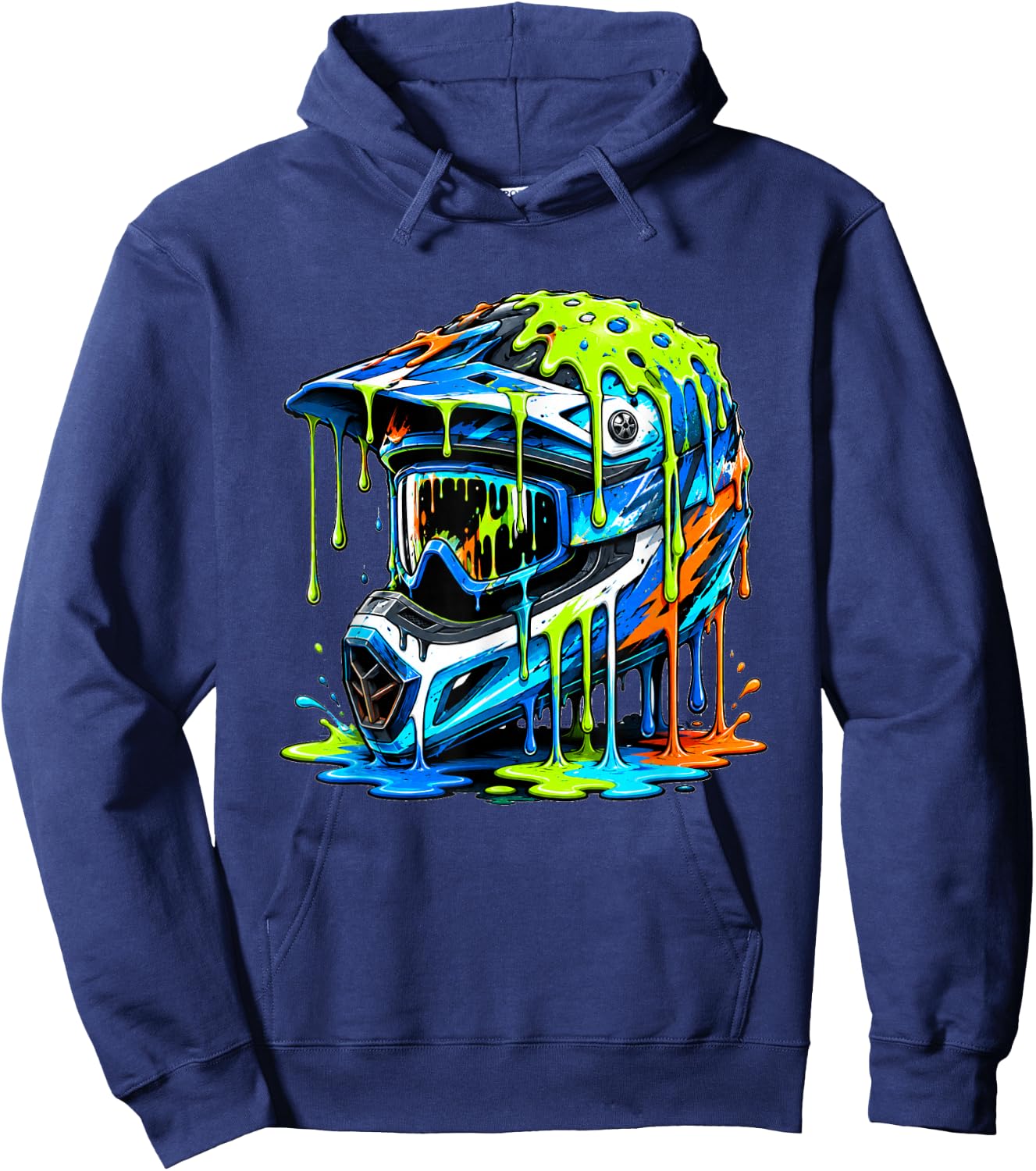 Dirt Bike Shirts Boys Kids Gear Motocross Dirtbike Hoodie - Hoodie | Navy
