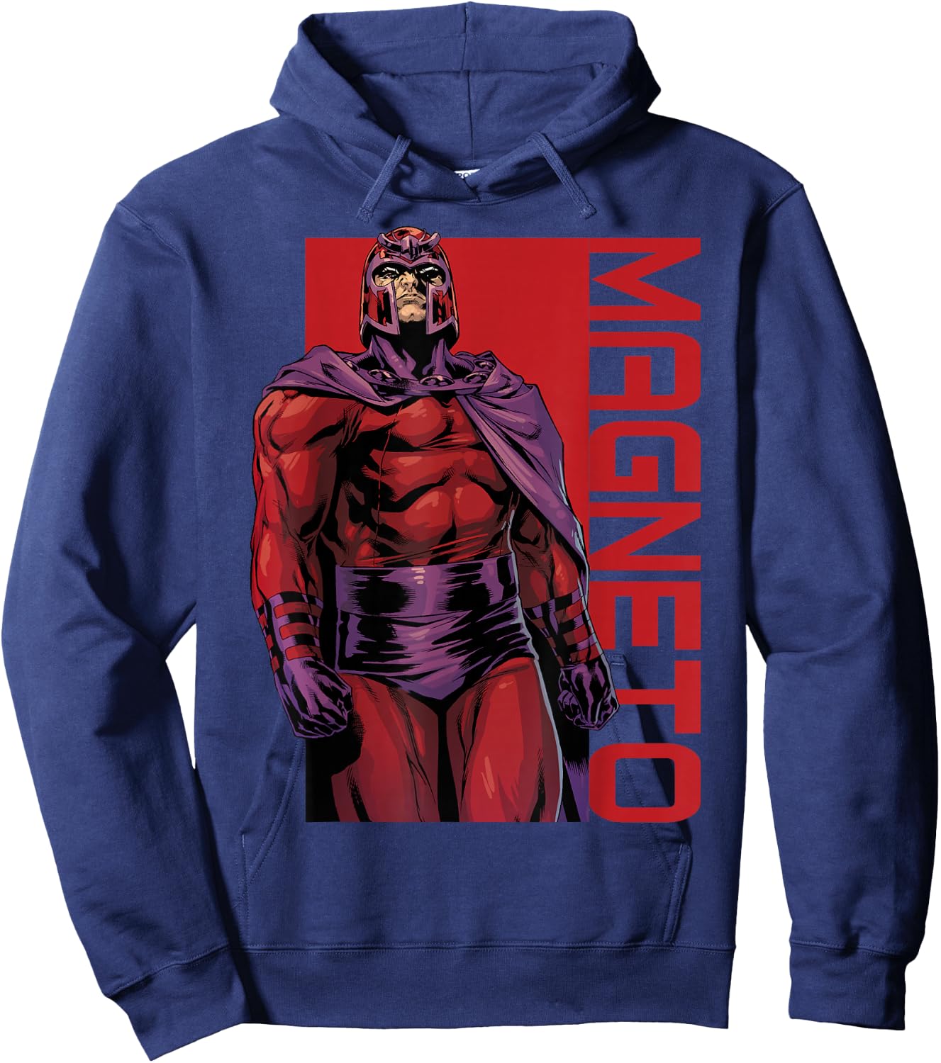 Marvel X-Men Magneto Villainous Mutant Graphic Hoodie - Hoodie | Navy
