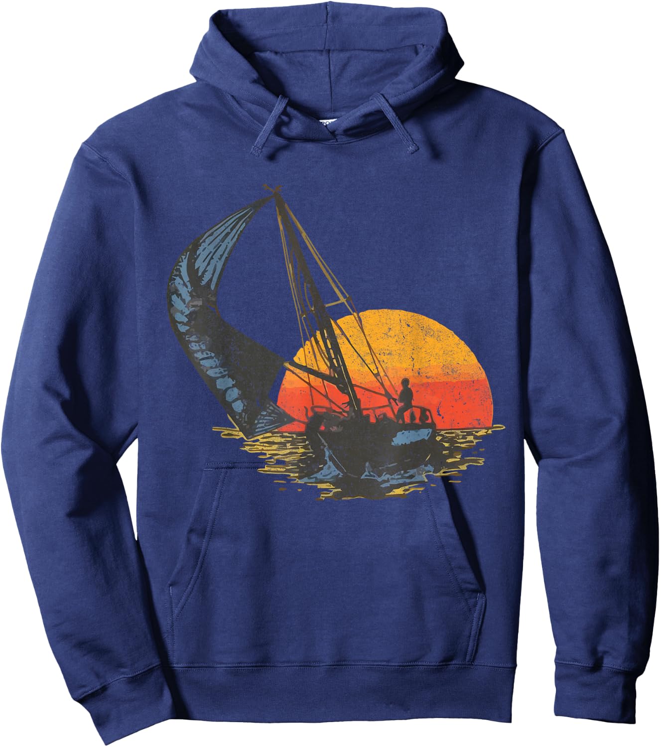 Vintage Sailing Hoodie - Hoodie | Navy