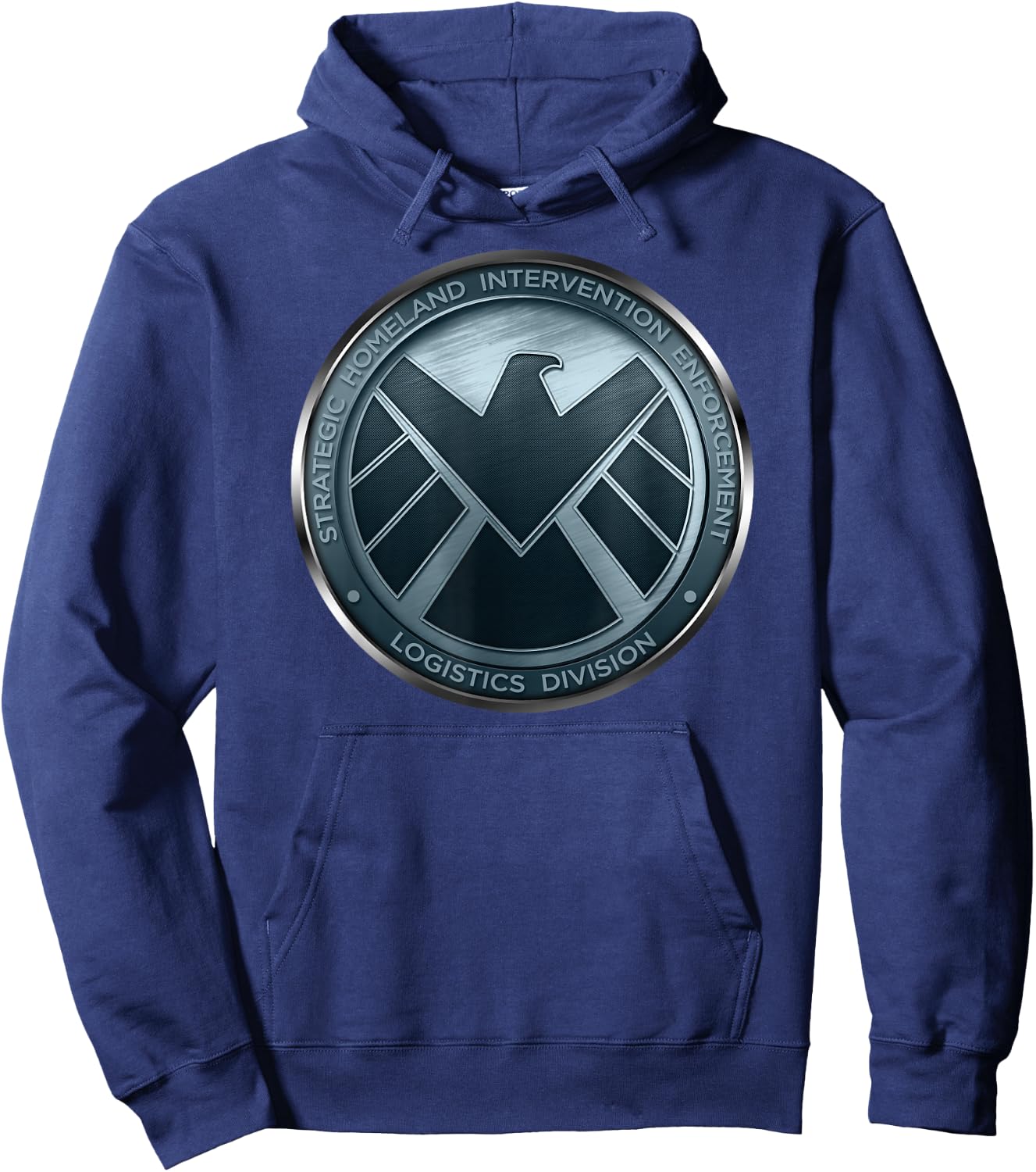 Marvel Agents of S.H.I.E.L.D. Eagle Shimmer Badge Hoodie - Hoodie | Navy