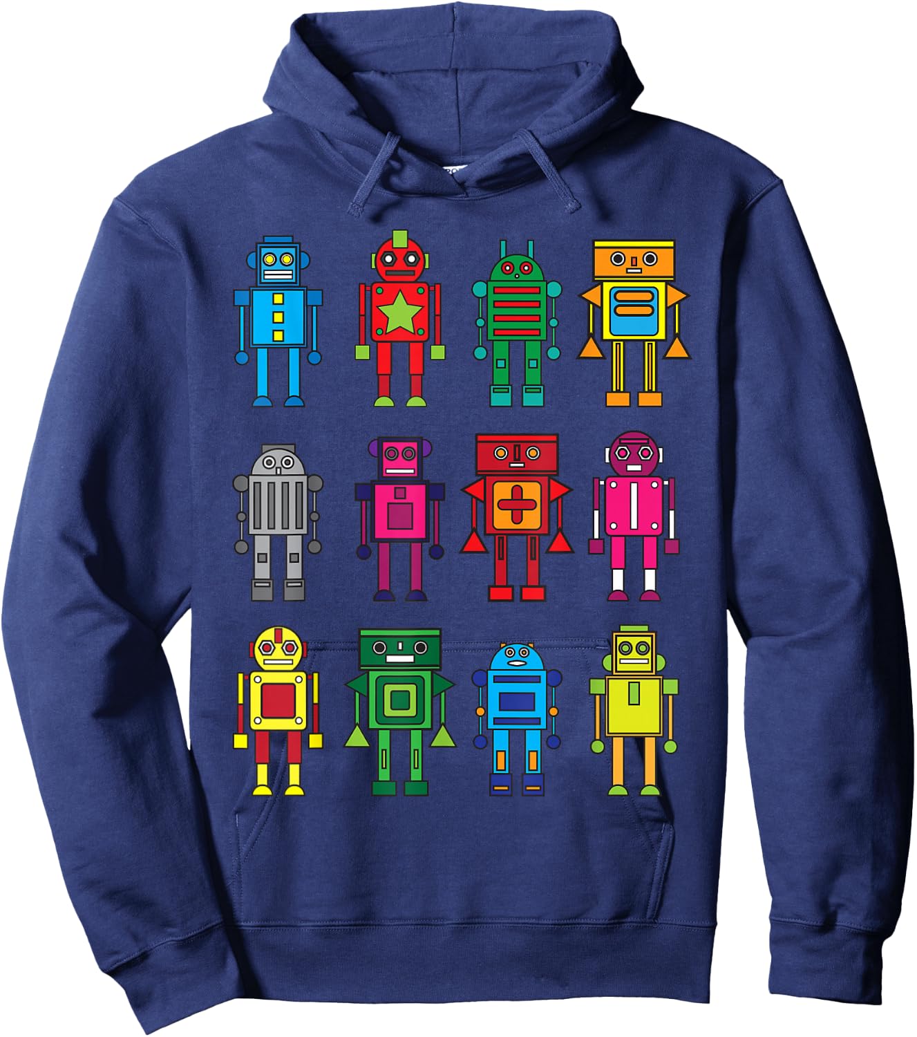 Robot Shirt Funny Robot Technology Hoodie - Hoodie | Navy