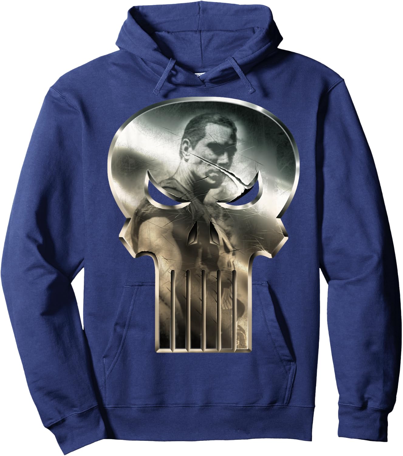 Marvel The Punisher Reflection of Anguish Graphic Hoodie - Hoodie | Navy