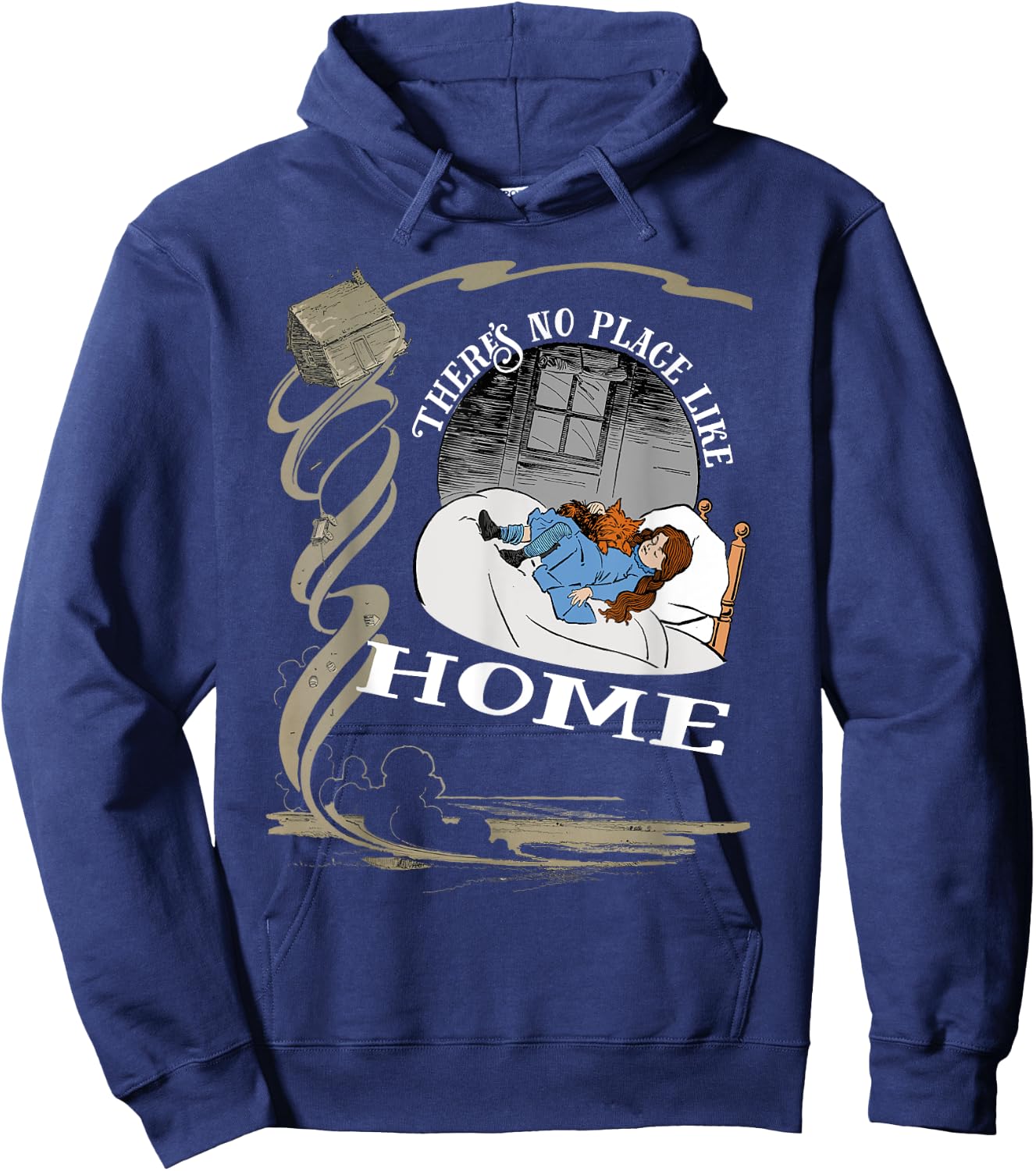 Dorothy Toto Wizard of OZ Shirt-No Place Like Home Hoodie - Hoodie | Navy