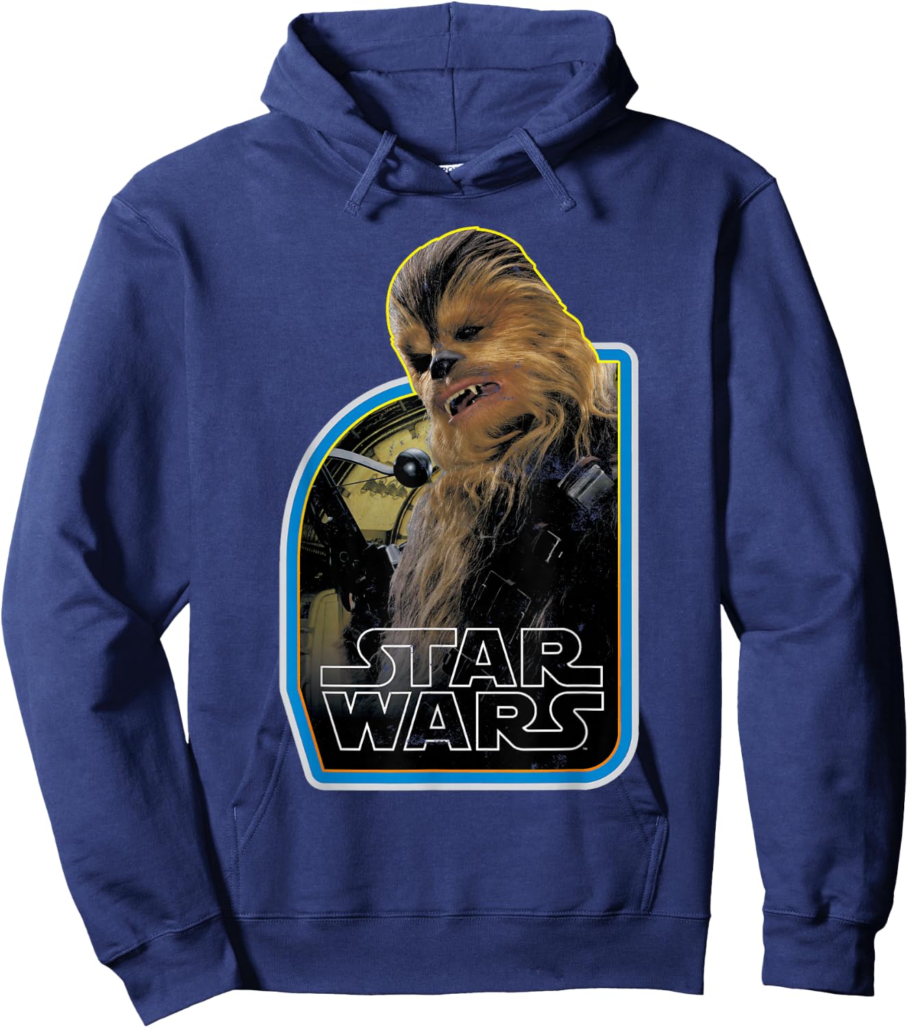 Star Wars Chewbacca Episode 7 Bowcaster Graphic Hoodie - Hoodie | Navy