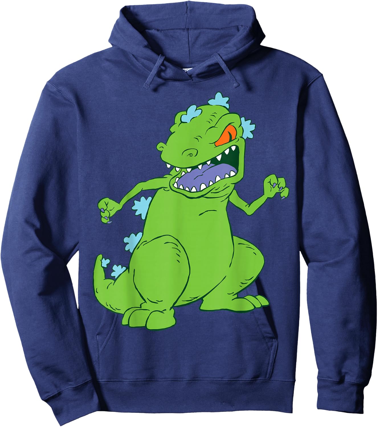 Nickelodeon Classic Rugrats Reptar Roar Hoodie - Hoodie | Navy
