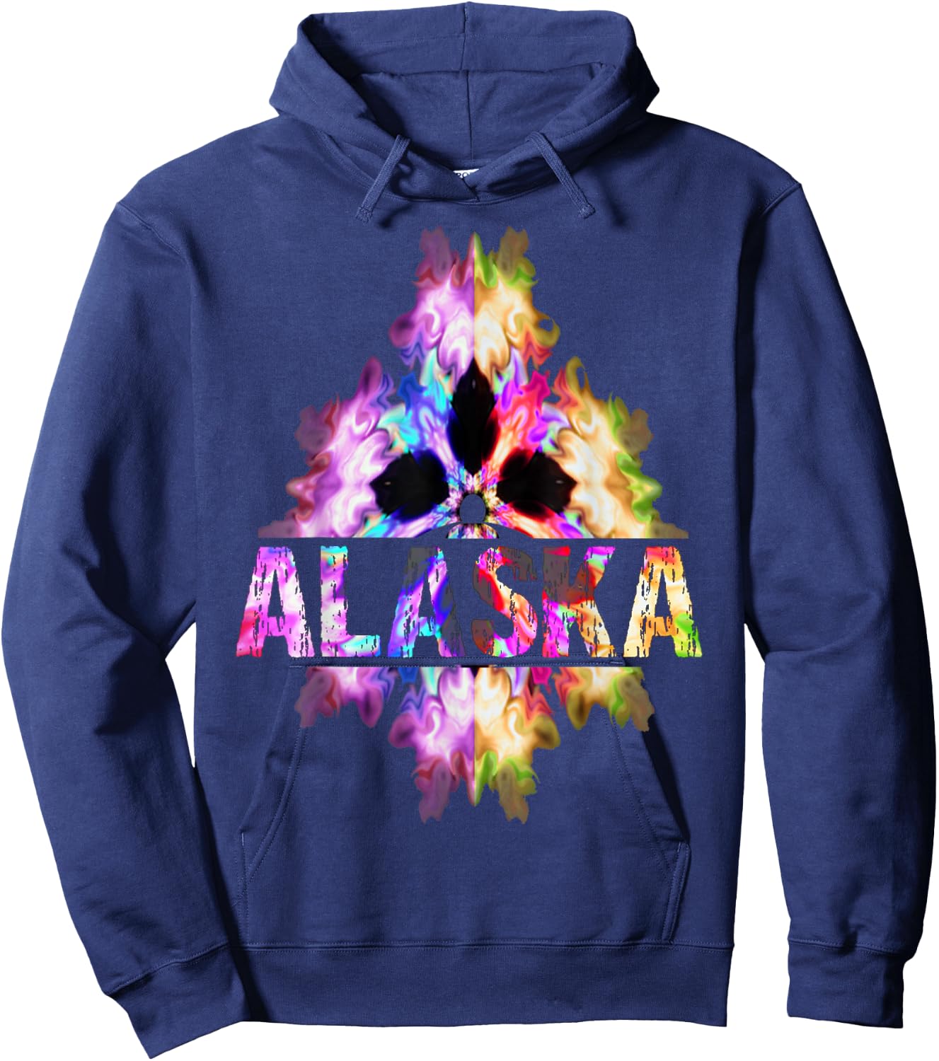 Alaska Souvenir Best Home State AK Proud Roots Gifts Hoodie - Hoodie | Navy