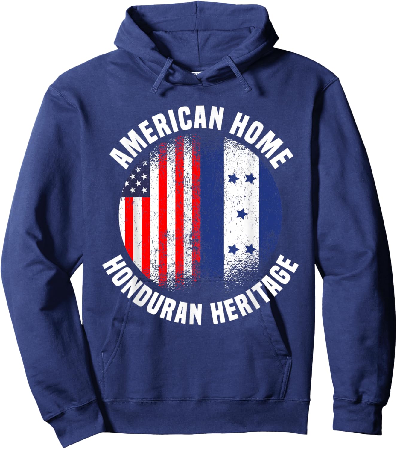 Honduras Outfit & Women US American Honduran Flag Hoodie - Hoodie | Navy