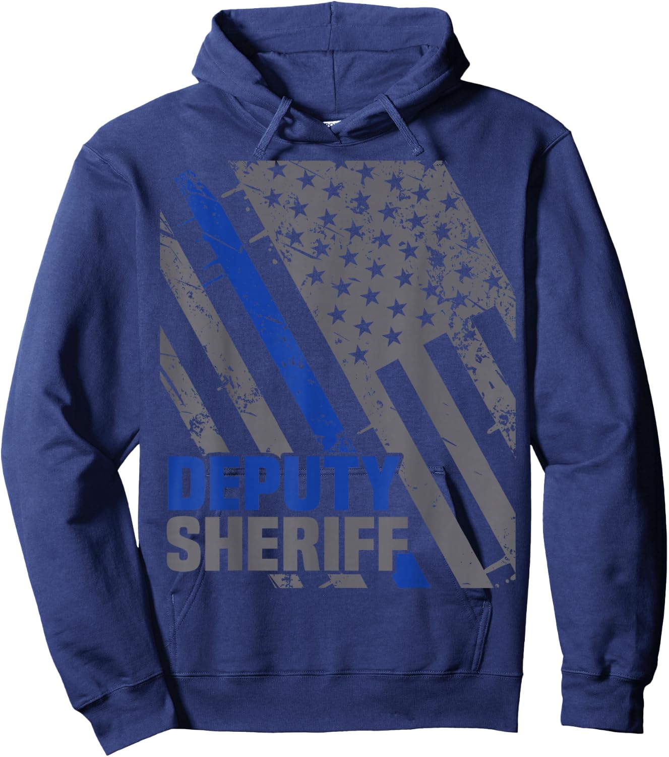 Deputy Sheriff Police Thin Blue Line Cop Hoodie - Hoodie | Navy
