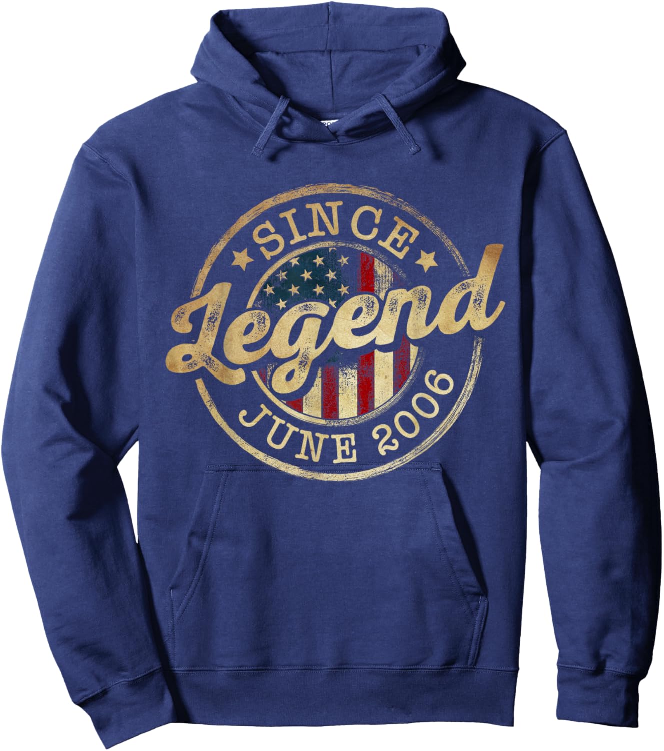 Legend Since June 2006 Vintage 20th Birthday Classic Hoodie - Hoodie | Navy