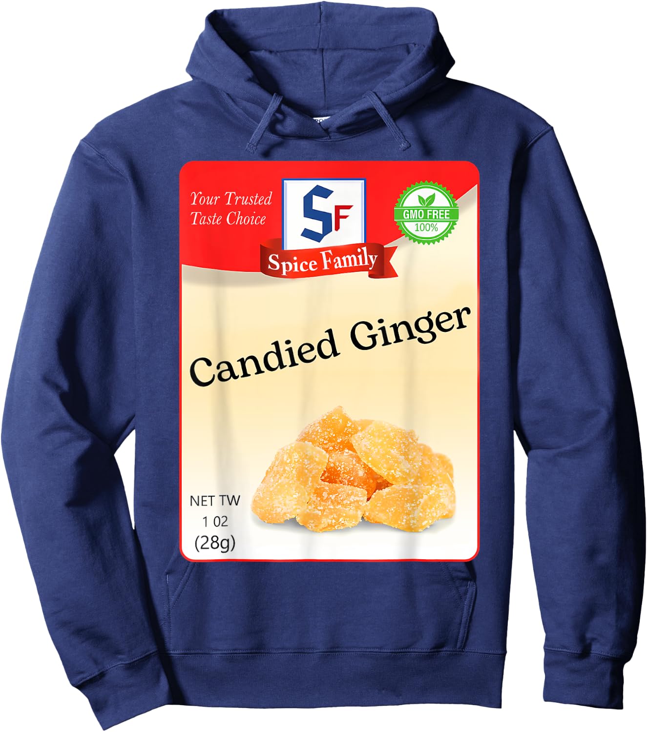 Candied Ginger Condiment Holiday Spice Group Costumes Hoodie - Hoodie | Navy