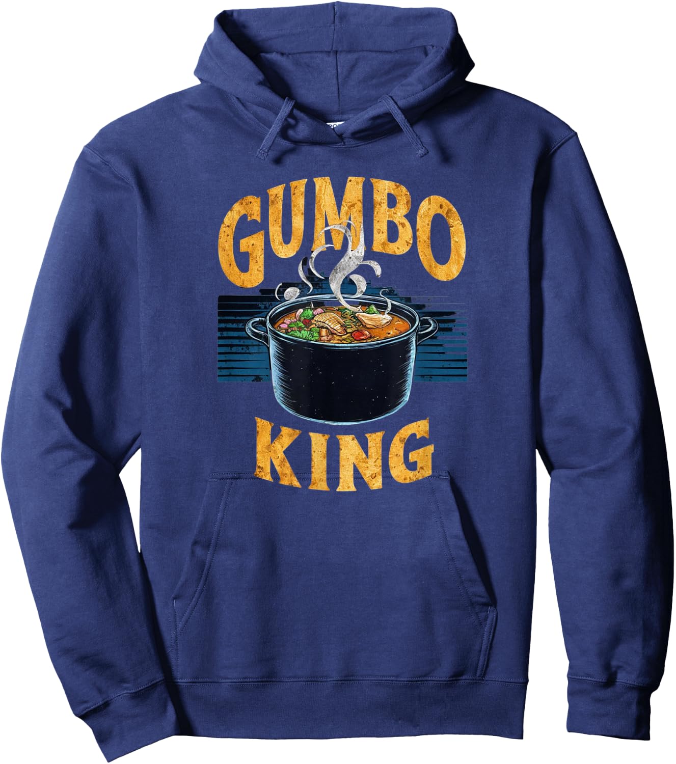 Gumbo King Hoodie - Hoodie | Navy