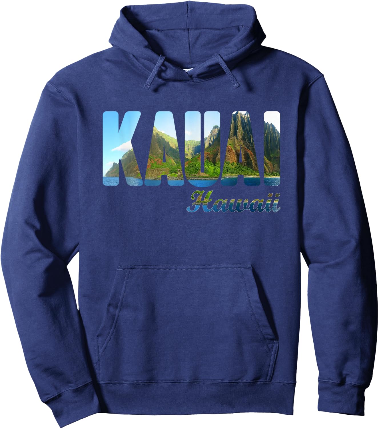 Retro Kauai Hawaii – Vintage Island Summer Souvenir Hoodie - Hoodie | Navy